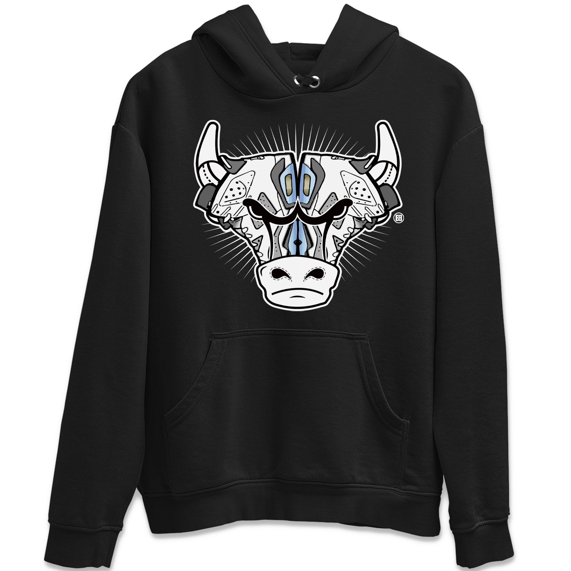 snkmatch Bull Head Unisex Tops - Air Jordan 6 Cool Grey