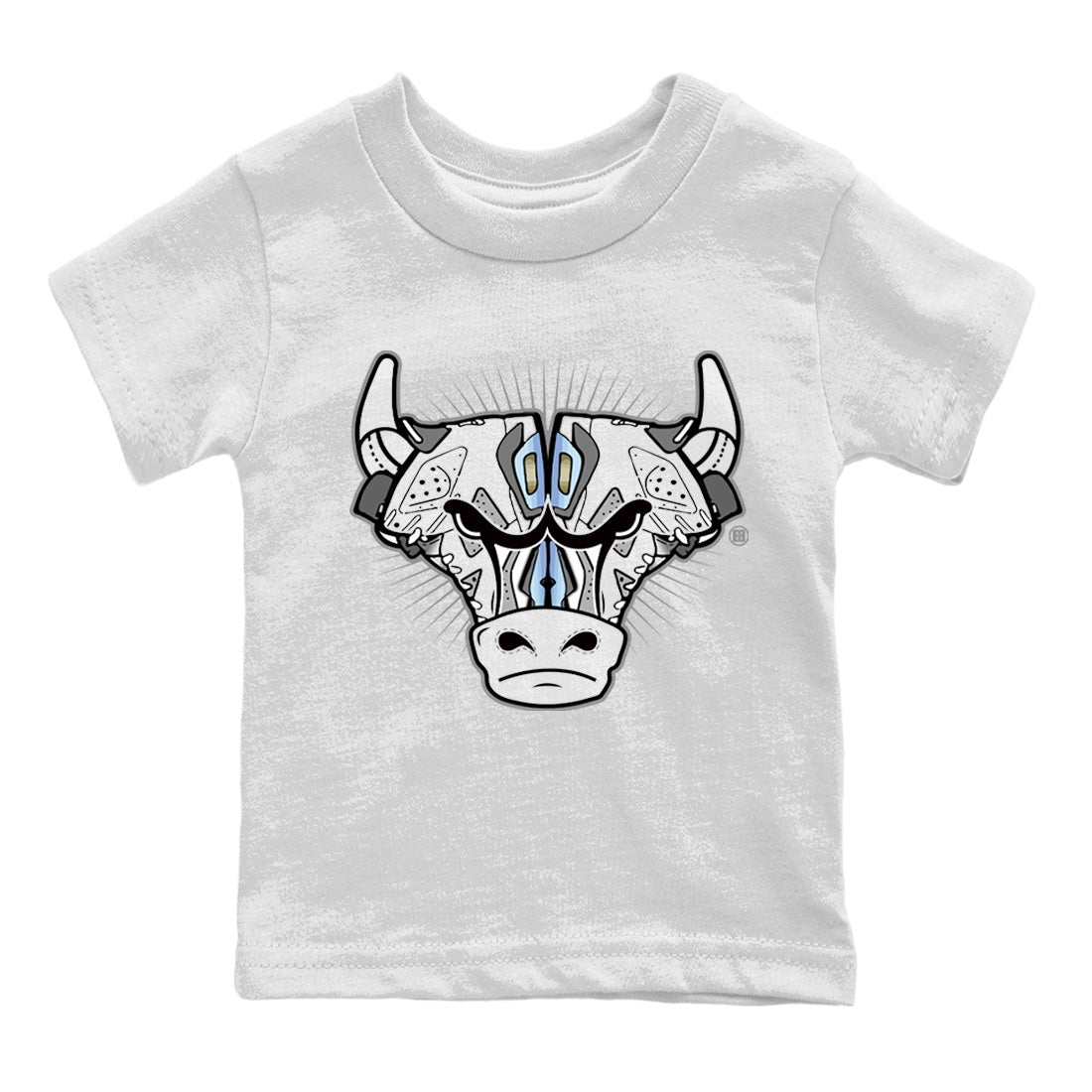 snkmatch Bull Head Kids Tops - Air Jordan 6 Cool Grey