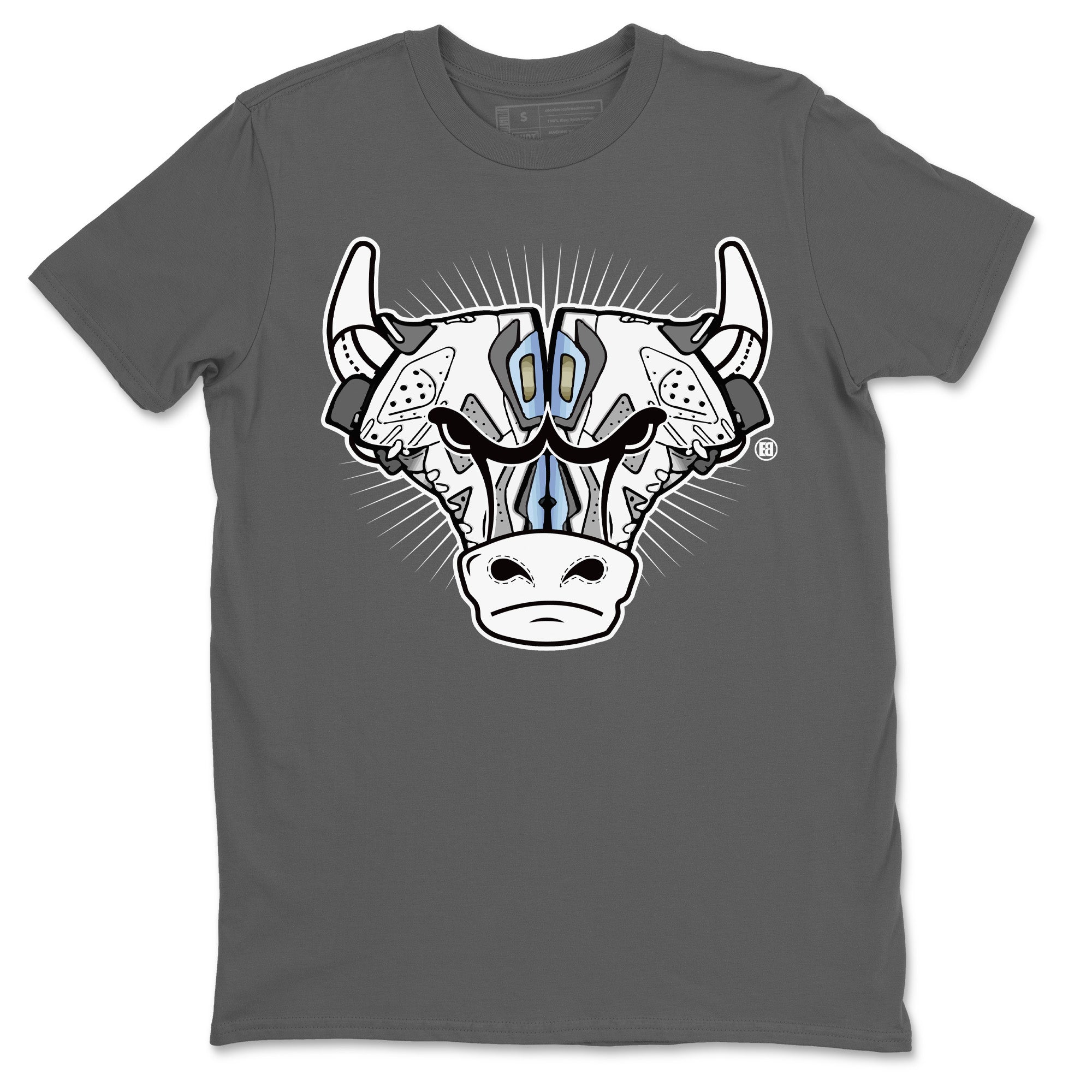 snkmatch Bull Head Unisex Tops - Air Jordan 6 Cool Grey