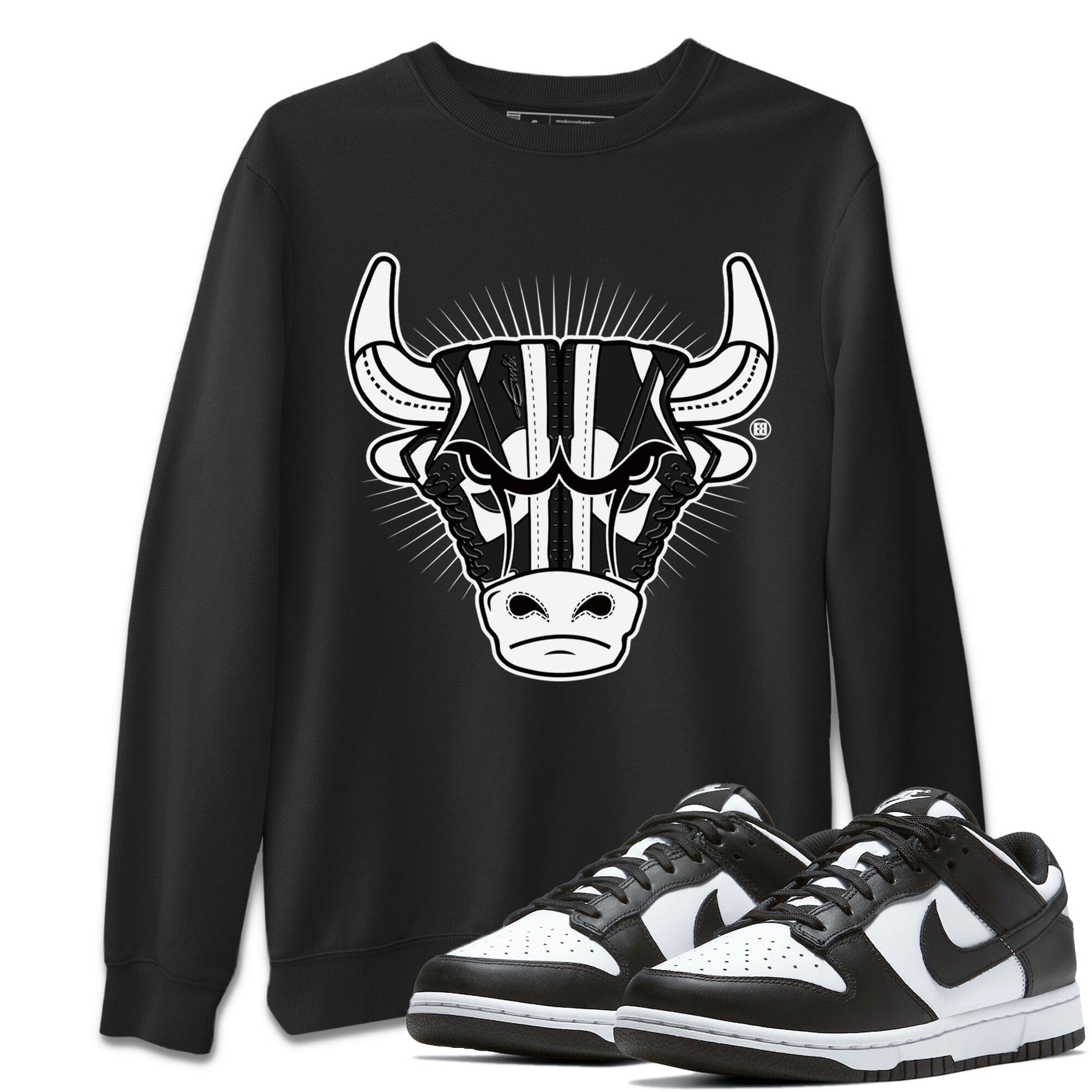 snkmatch Bull Head Unisex Tops - Dunk Panda