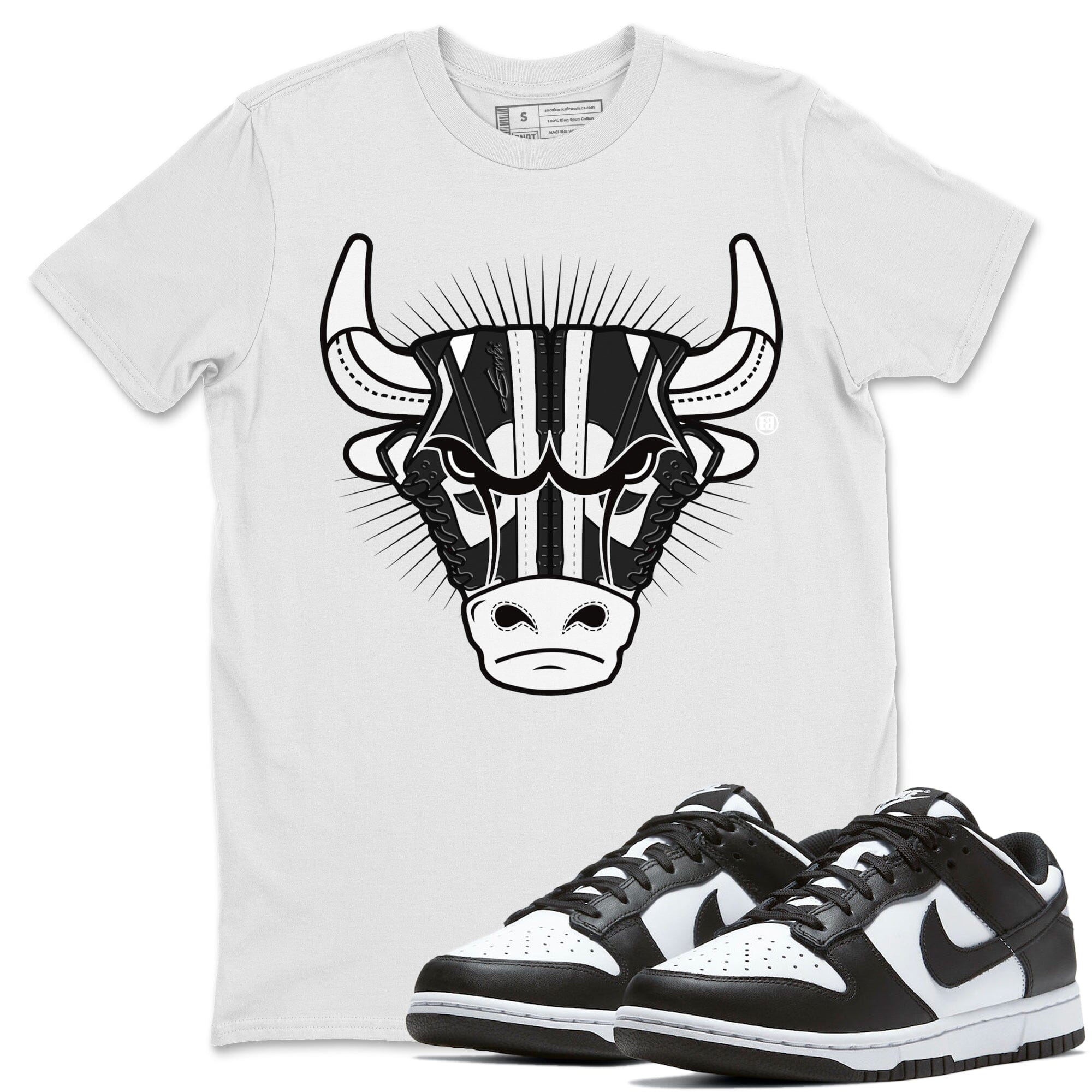 snkmatch Bull Head Unisex Tops - Dunk Panda