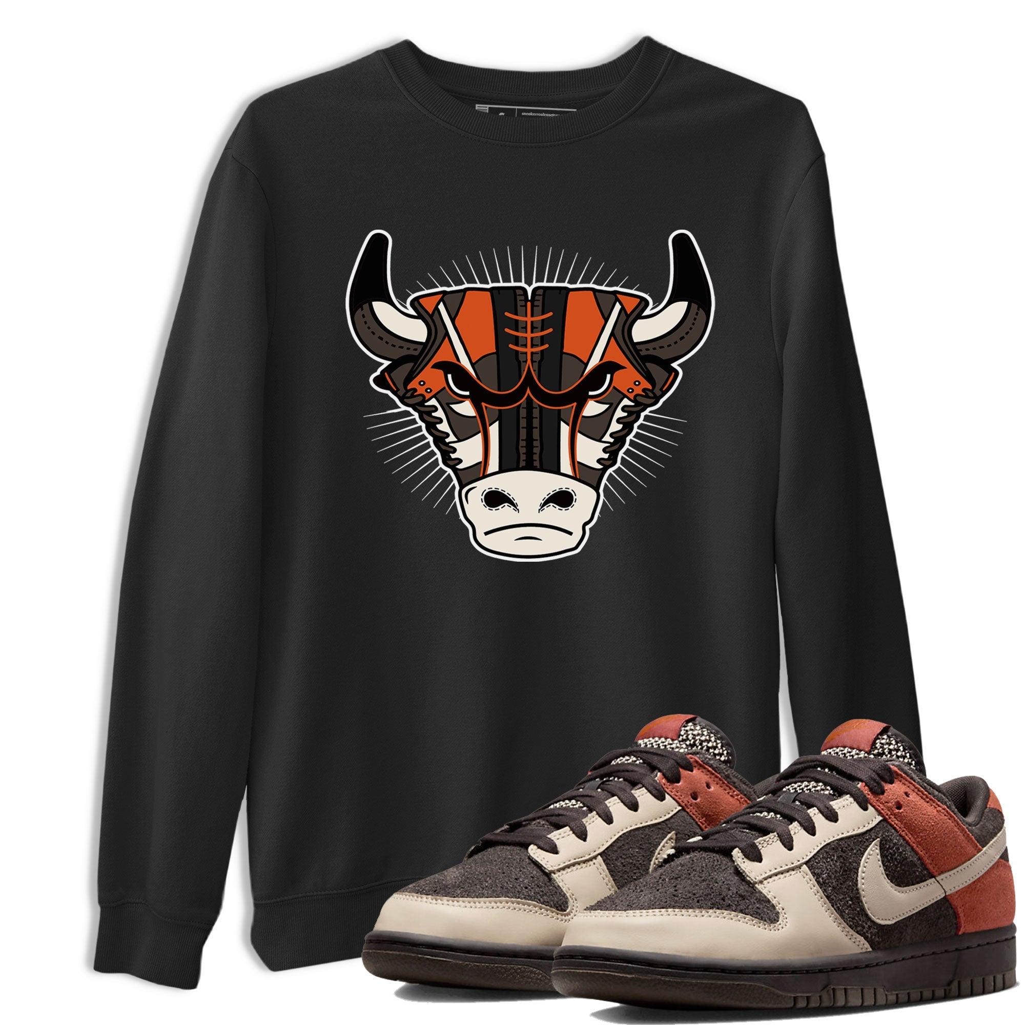 snkmatch Bull Head snkmatch Tee - Dunk Red Panda