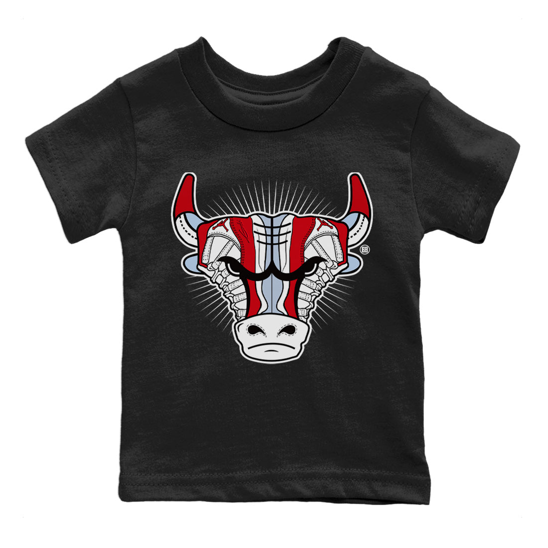 snkmatch Bull Head Kids Tops - Air Jordan 11 Cherry
