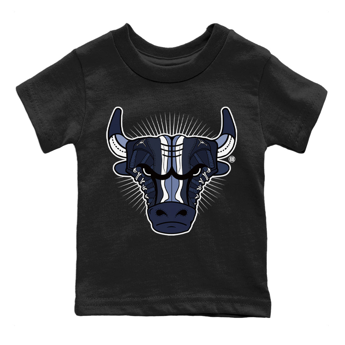 snkmatch Bull Head Kids Tops - Air Jordan 11 Midnight Navy