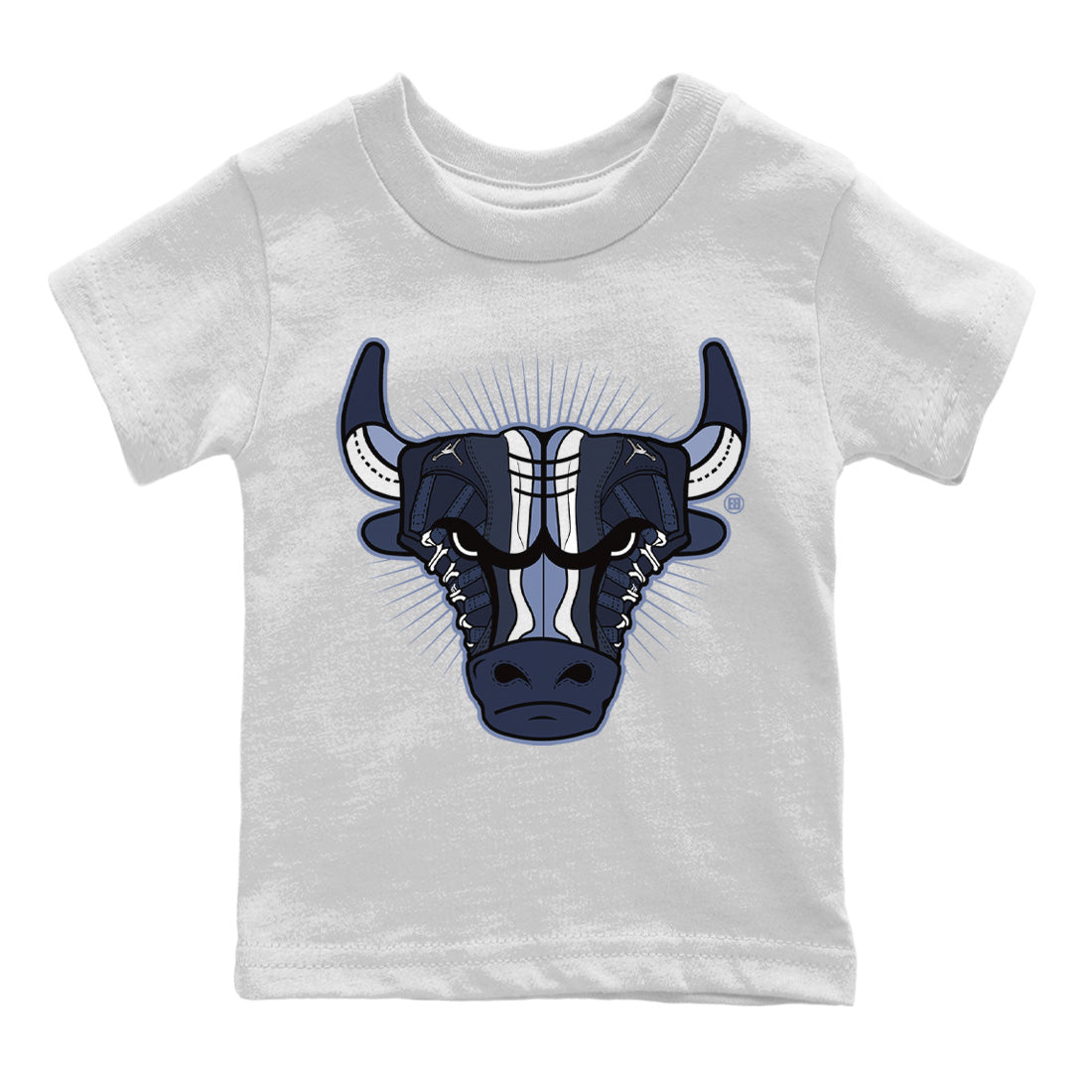 snkmatch Bull Head Kids Tops - Air Jordan 11 Midnight Navy