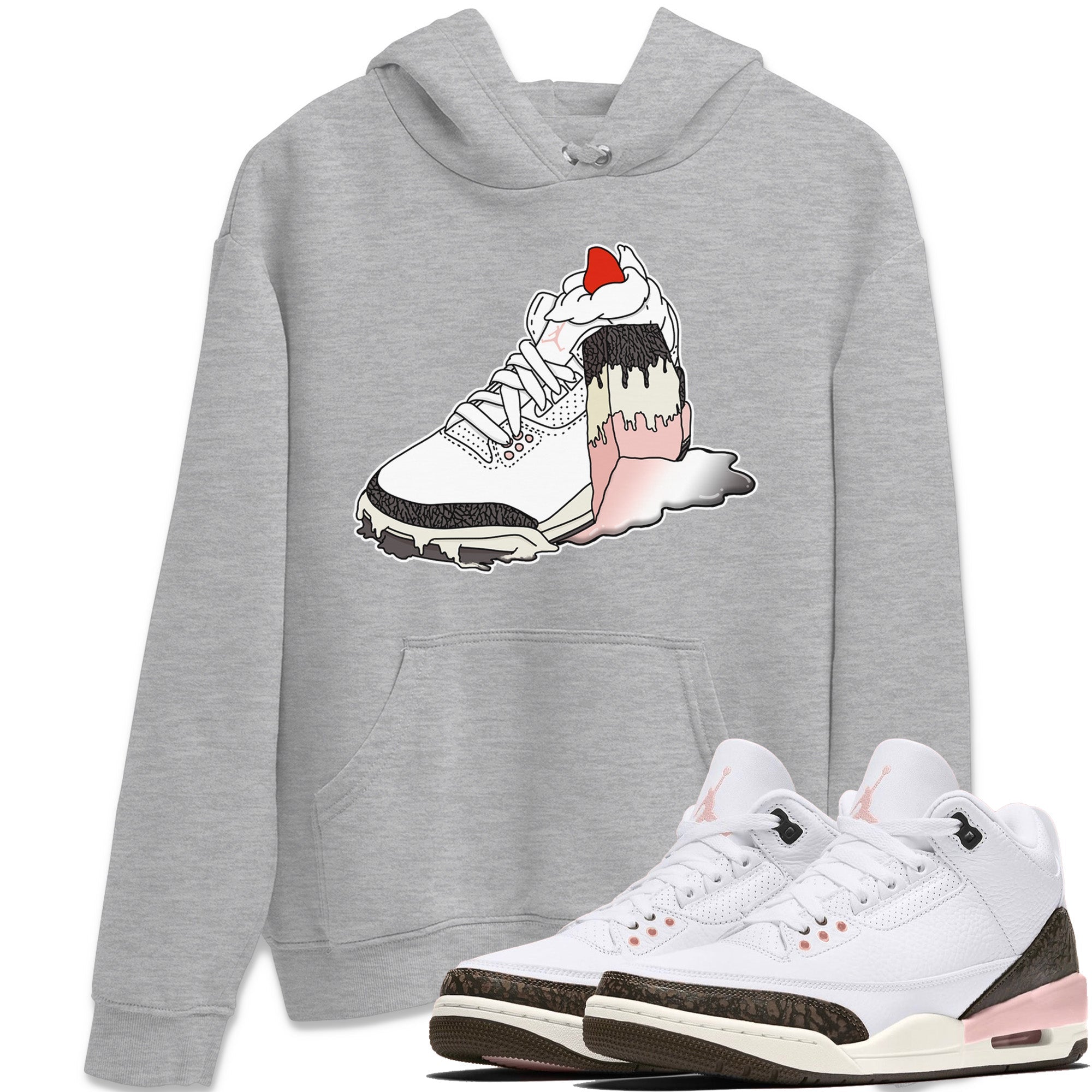 snkmatch Cake Unisex Tops - Air Jordan 3 Atmosphere