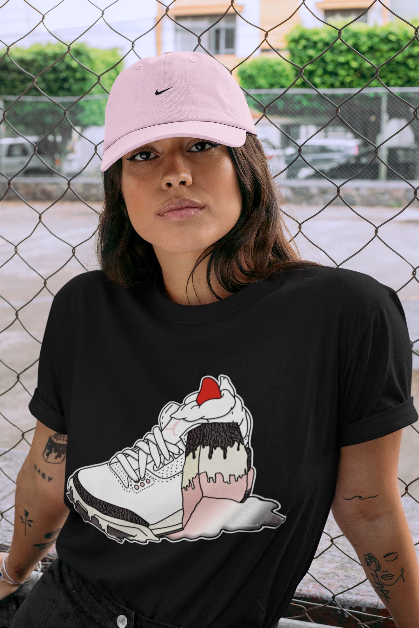 snkmatch Cake Unisex Tops - Air Jordan 3 Atmosphere