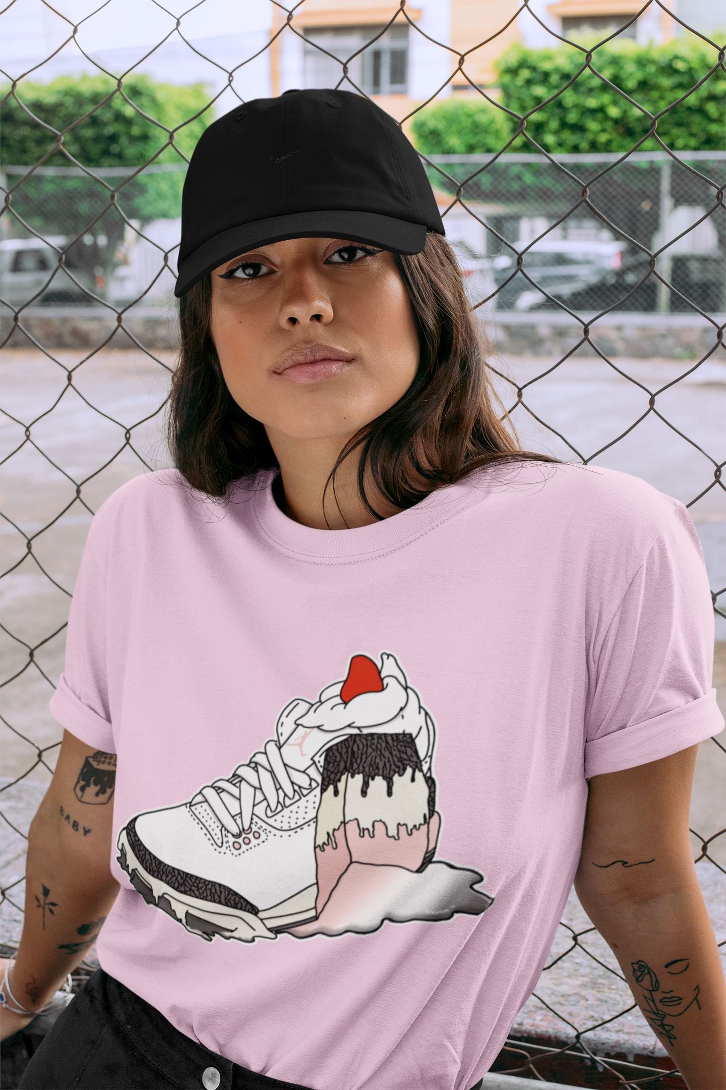 snkmatch Cake Unisex Tops - Air Jordan 3 Atmosphere