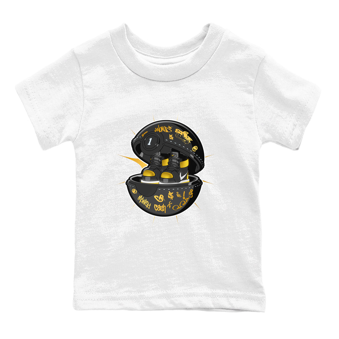 snkmatch Capsule snkmatch Tees Kids - Air Jordan 1 Black Metallic Gold