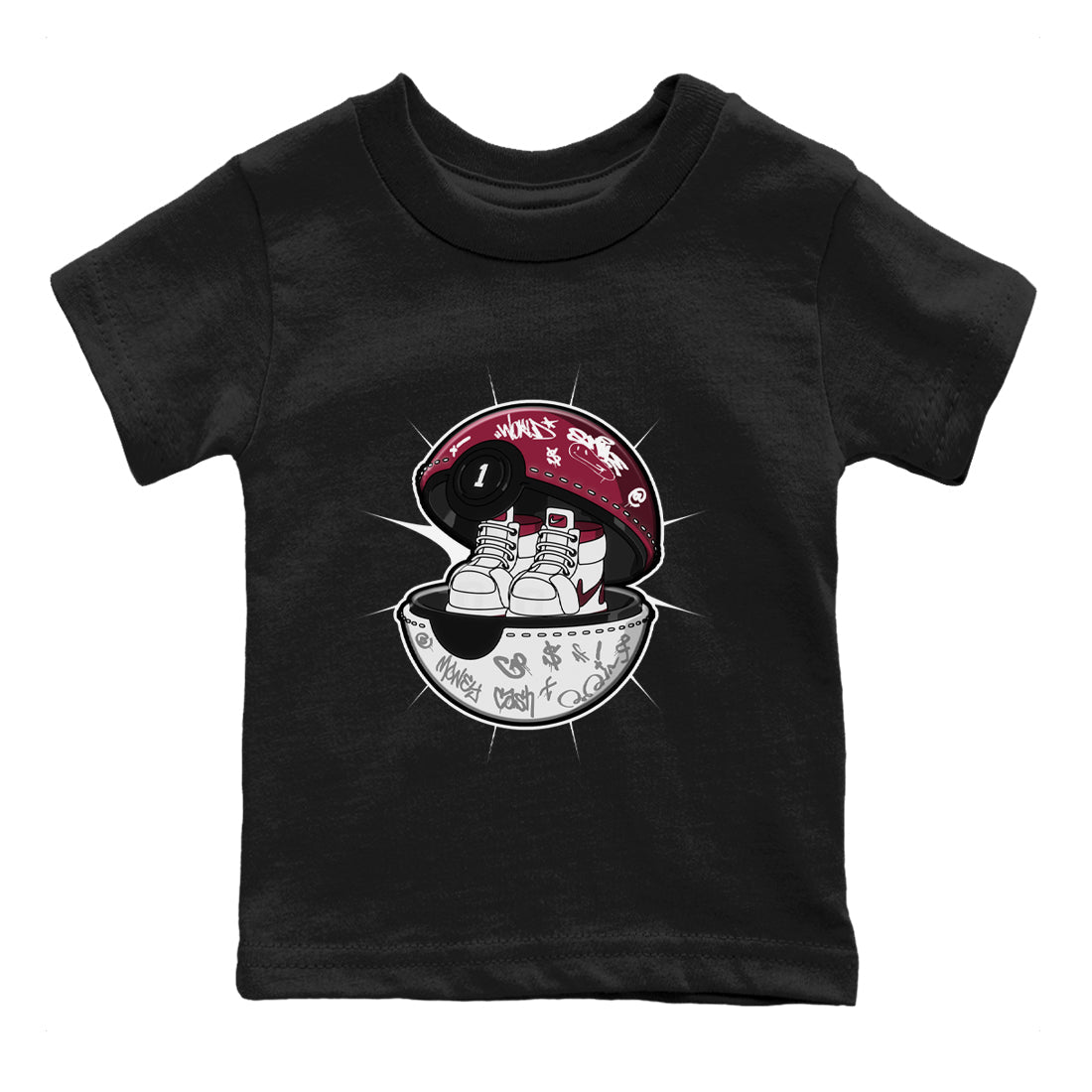 snkmatch Capsule snkmatch Tee Kids - Air Jordan 1 Metallic Burgundy