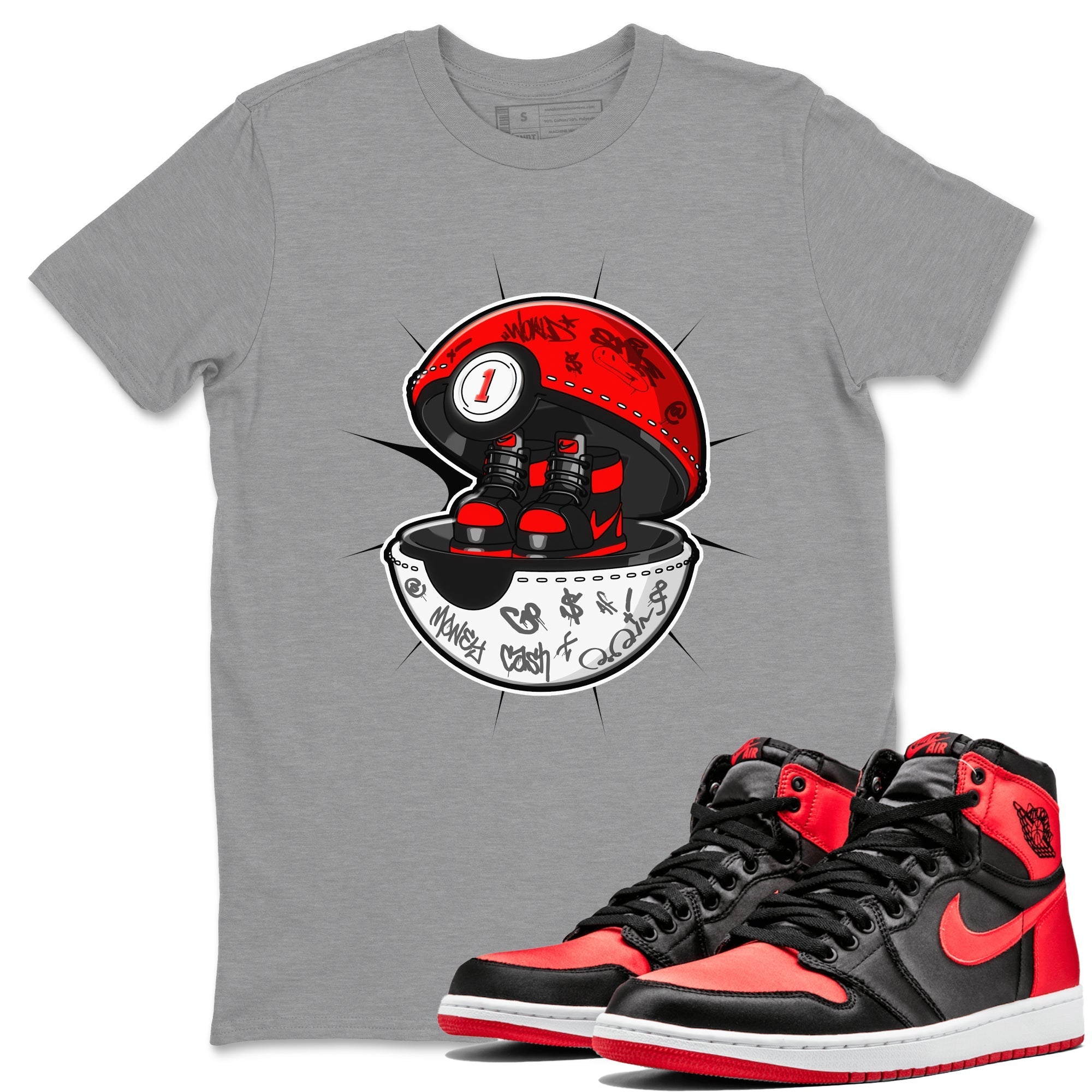 snkmatch Capsule snkmatch Tee - Air Jordan 1 Satin Bred