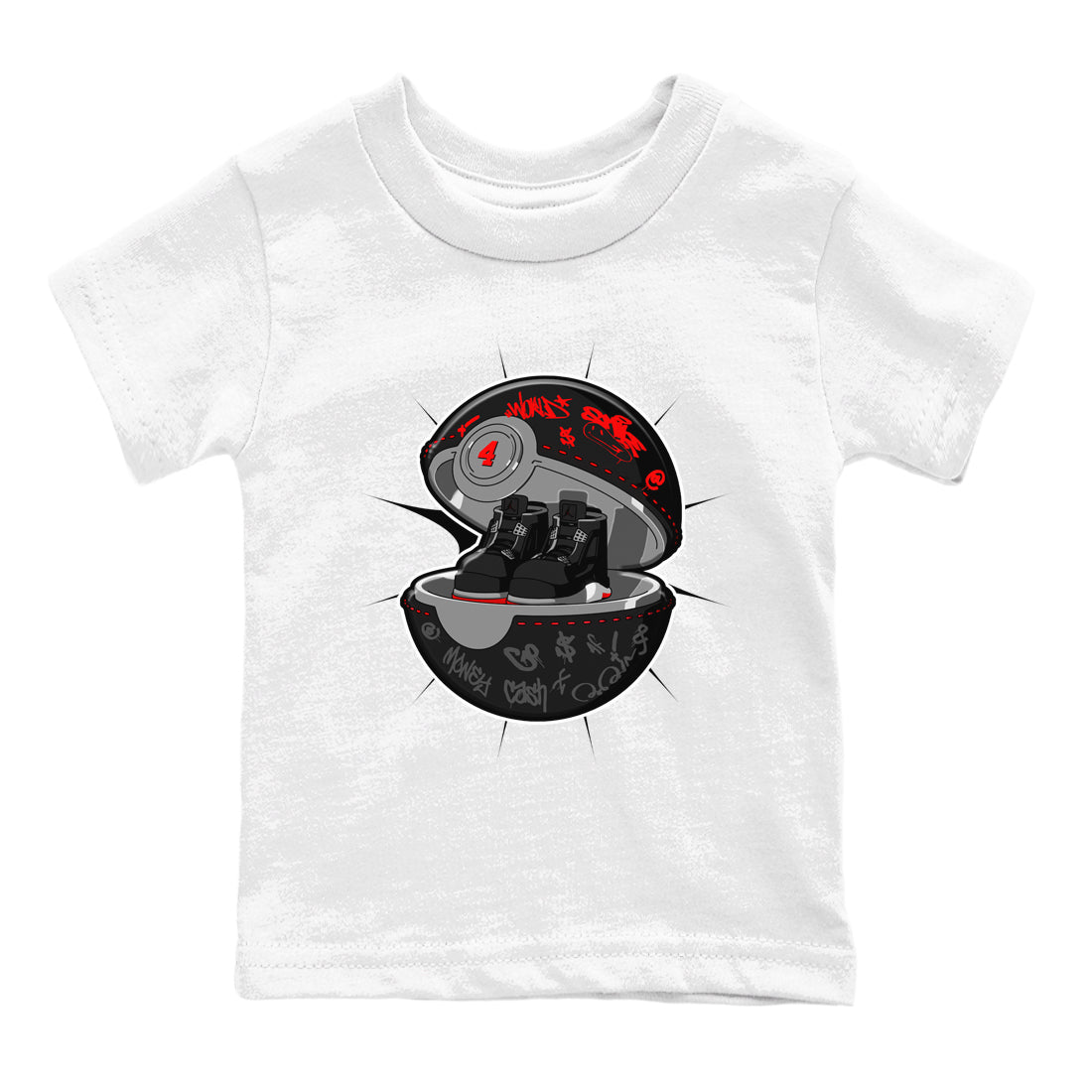 snkmatch Capsule snkmatch Tee Kids - Air Jordan 4 Bred Reimagined