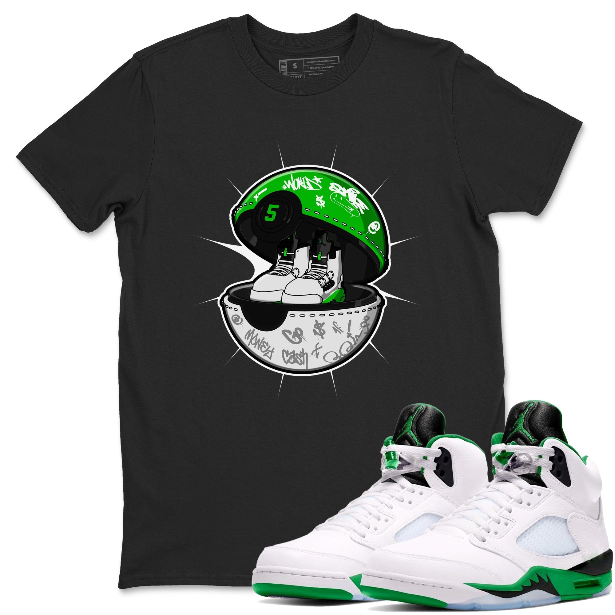 snkmatch Capsule snkmatch Tee - Air Jordan 5 Lucky Green