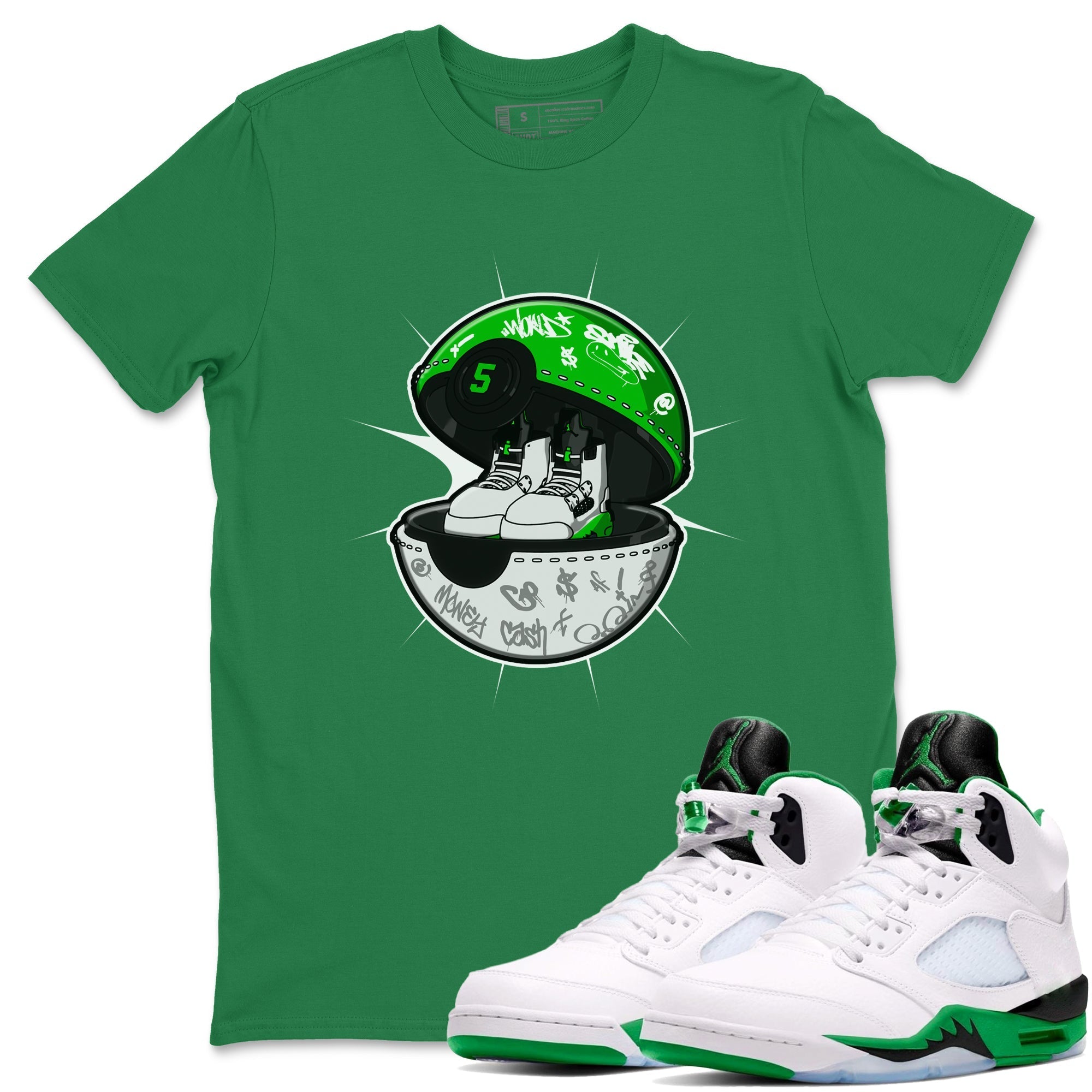 snkmatch Capsule snkmatch Tee - Air Jordan 5 Lucky Green