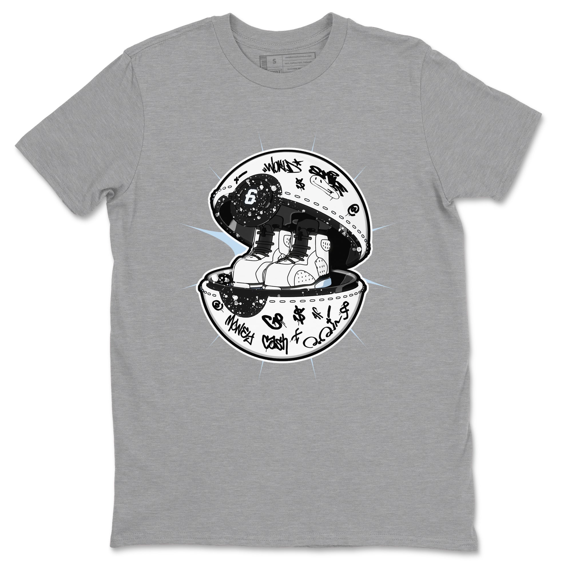 snkmatch Capsule snkmatch Tees - Air Jordan 6 White Black