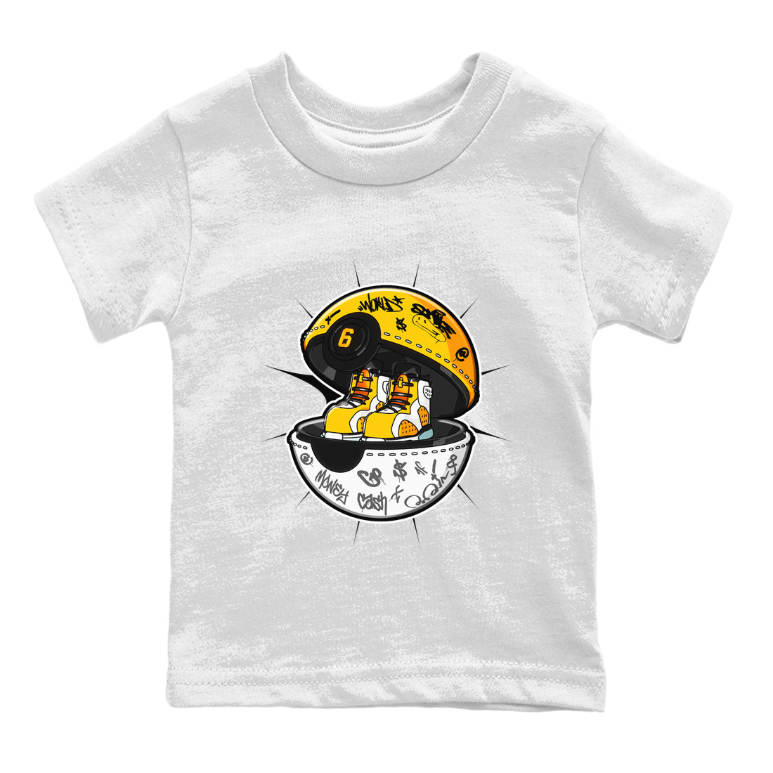 snkmatch Capsule snkmatch Tee Kids - Air Jordan 6 Yellow Ochre