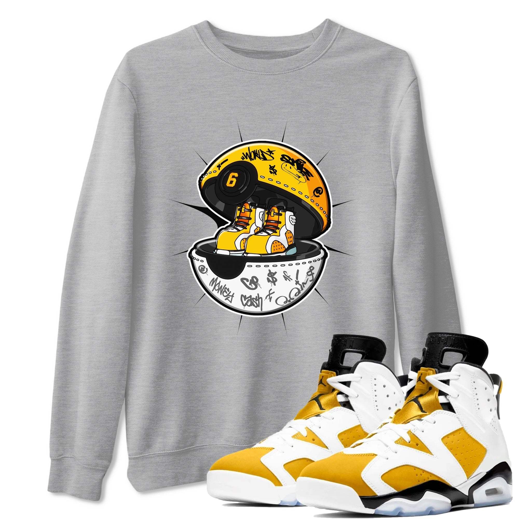 snkmatch Capsule snkmatch Tee - Air Jordan 6 Yellow Ochre