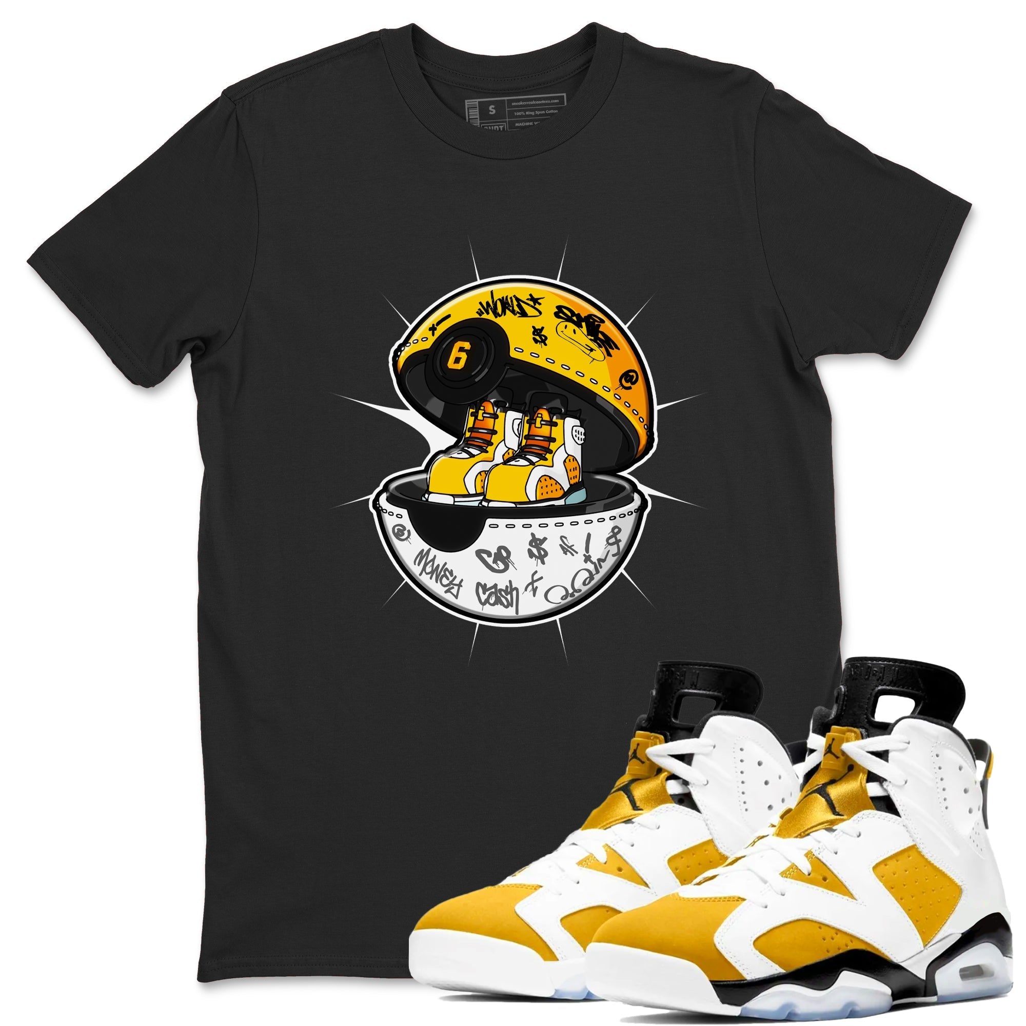 snkmatch Capsule snkmatch Tee - Air Jordan 6 Yellow Ochre