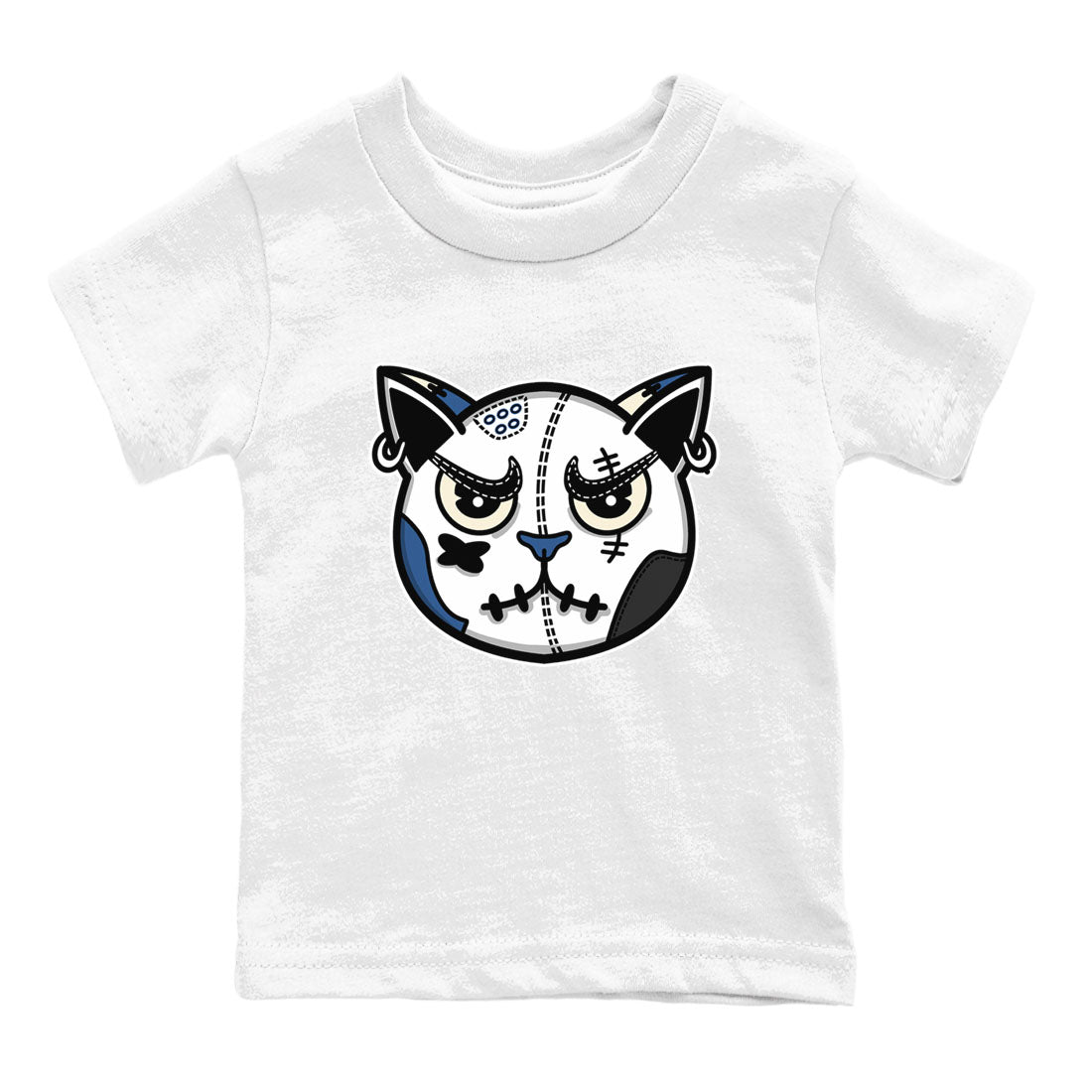 snkmatch Cat Face snkmatch Tees Kids - Air Jordan 3 A Ma Maniere x Diffused Blue