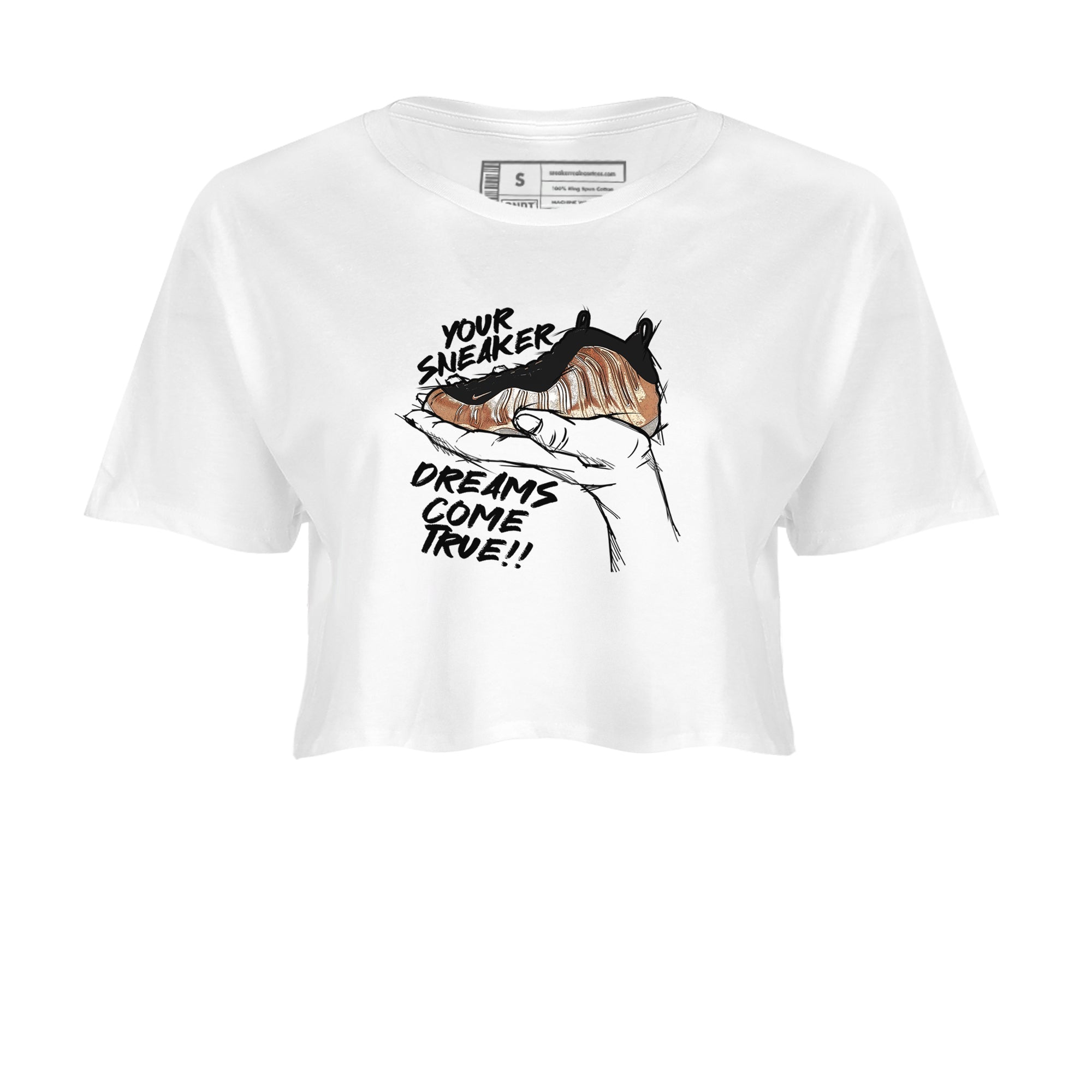 snkmatch Dreams snkmatch Women's Top - Air Foamposite One Metallic Copper