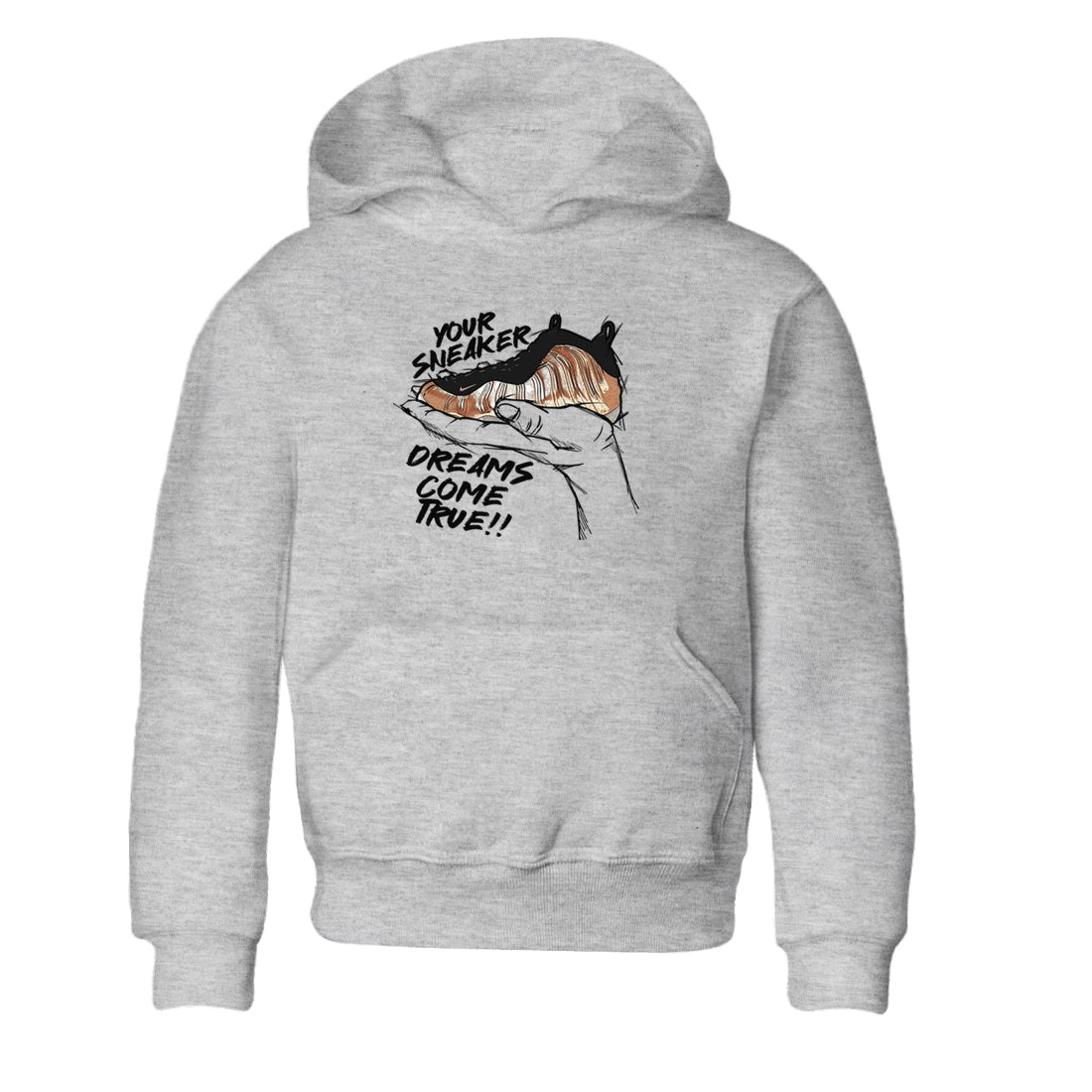 snkmatch Dreams snkmatch Tees Kids - Air Foamposite One Metallic Copper