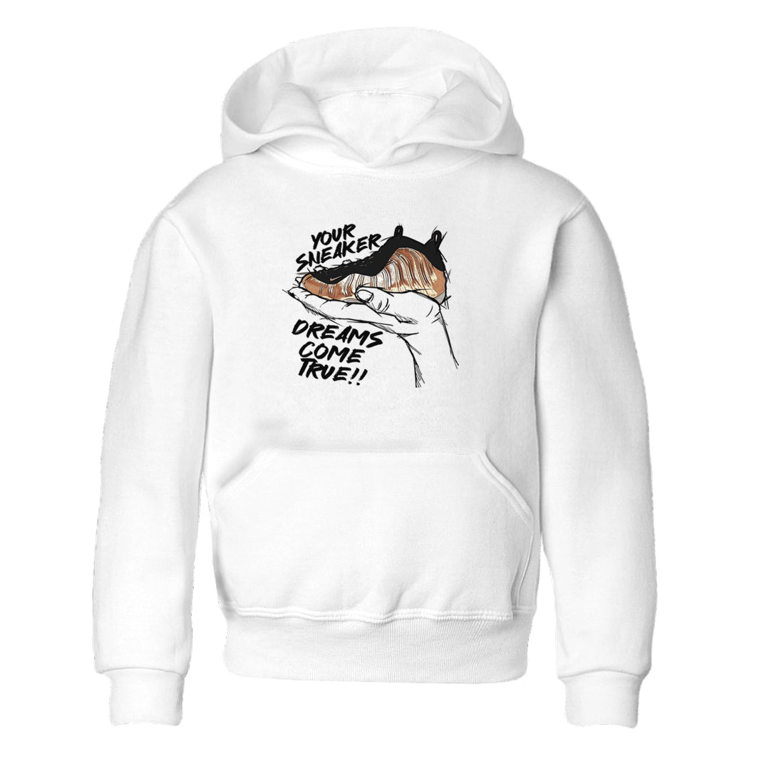 snkmatch Dreams snkmatch Tees Kids - Air Foamposite One Metallic Copper