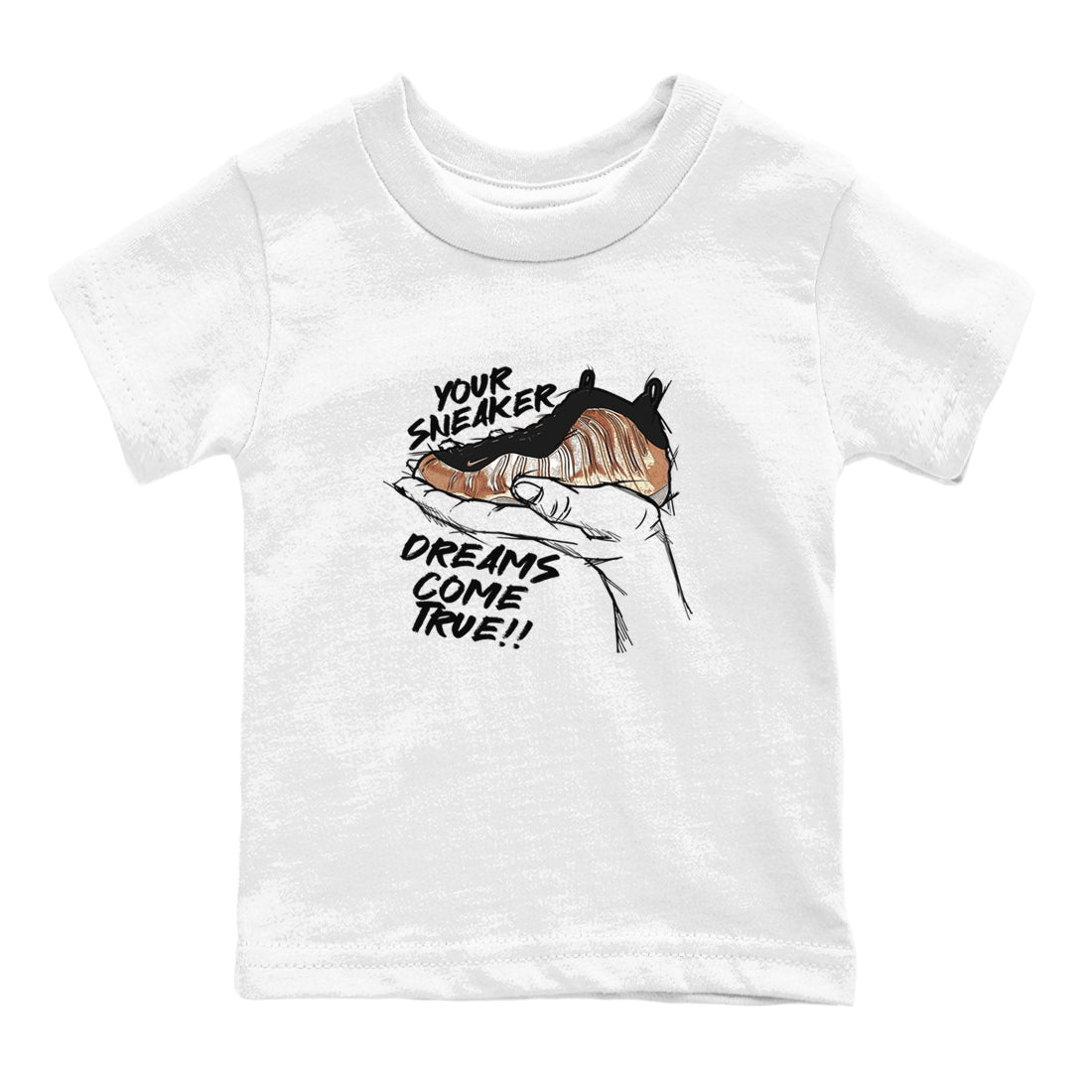 snkmatch Dreams snkmatch Tees Kids - Air Foamposite One Metallic Copper