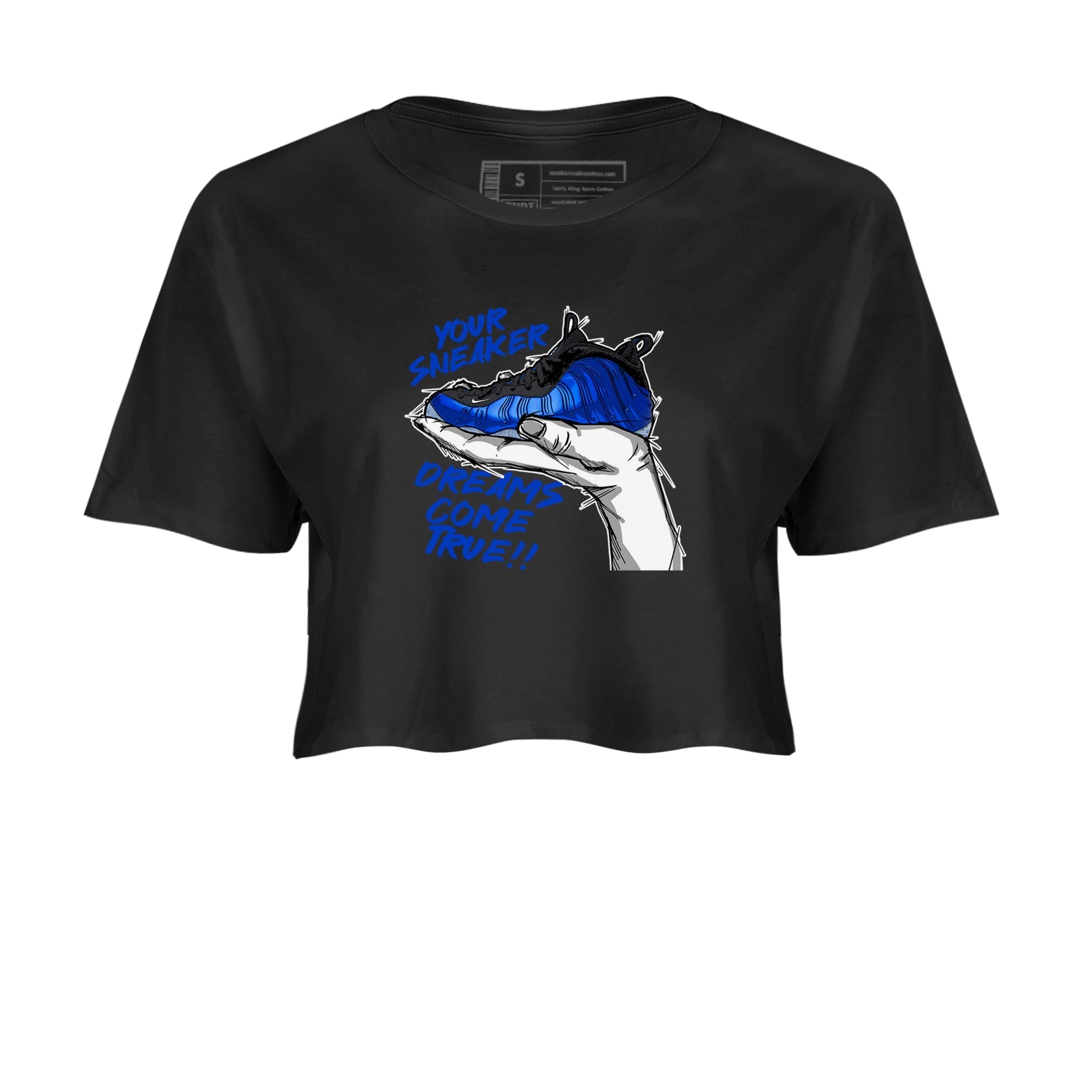 snkmatch Dreams snkmatch Women's Top - Air Foamposite One Royal