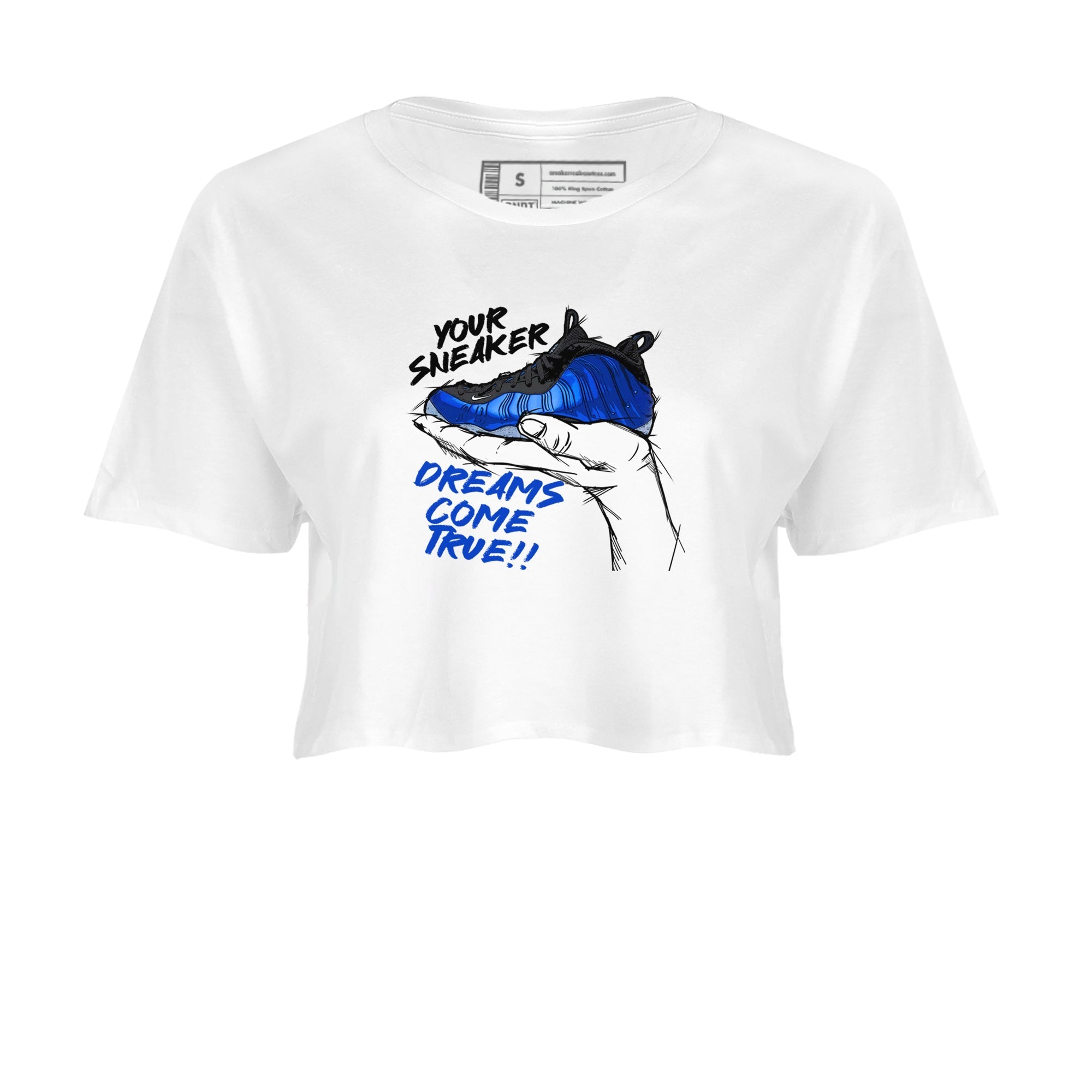 snkmatch Dreams snkmatch Women's Top - Air Foamposite One Royal