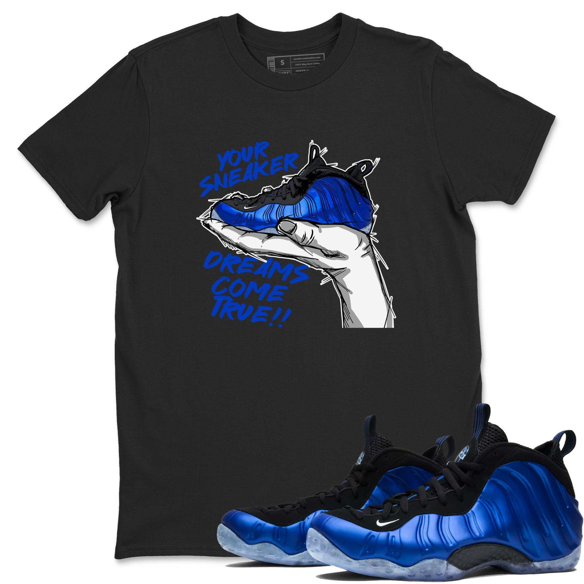 snkmatch Dreams snkmatch Tees - Air Foamposite One Royal