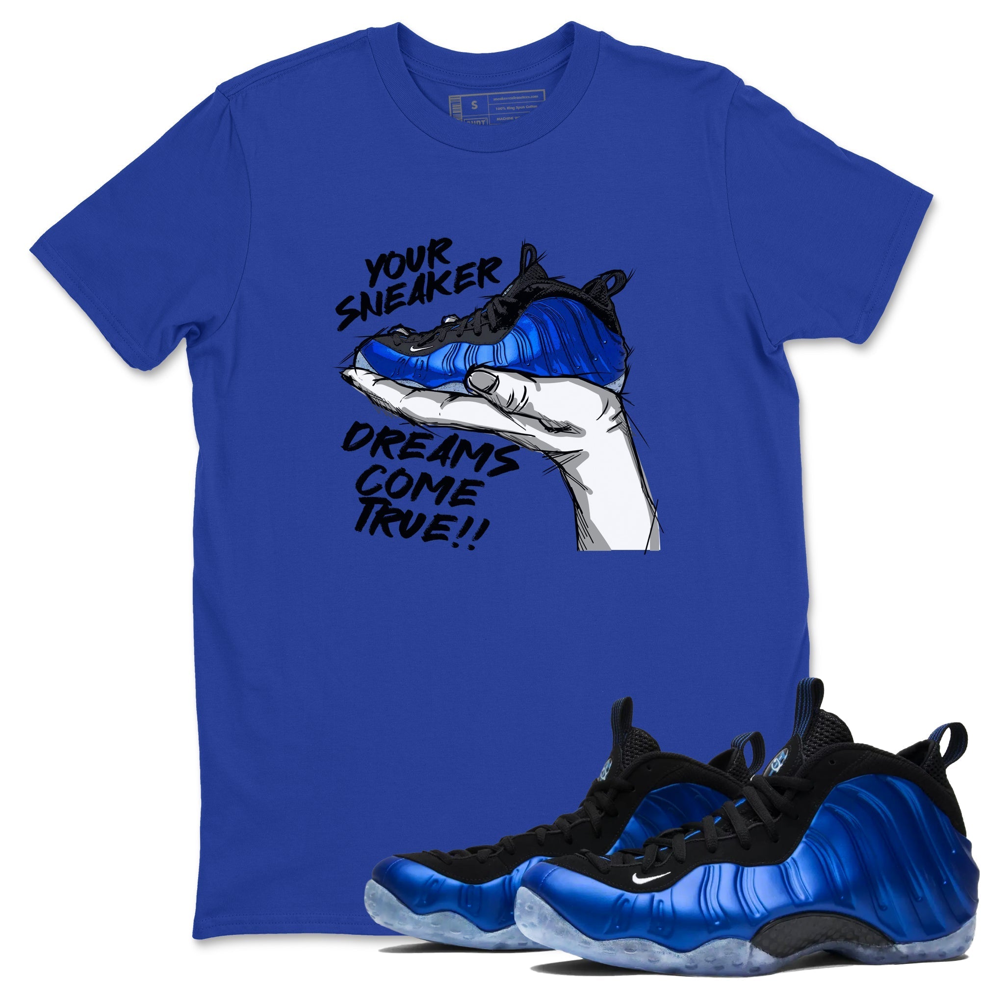 snkmatch Dreams snkmatch Tees - Air Foamposite One Royal
