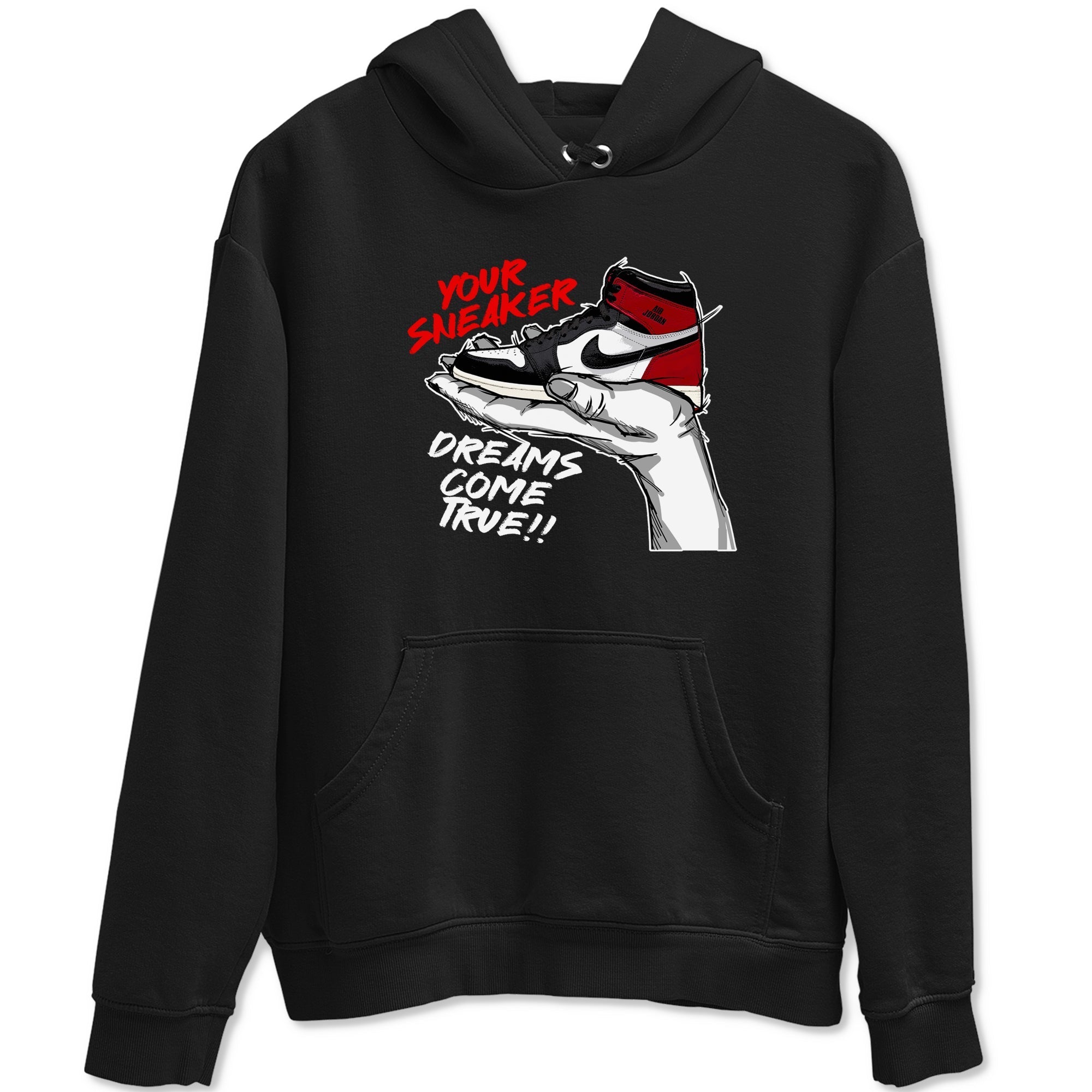 snkmatch Dreams snkmatch Tees - Air Jordan 1 Black Toe Reimagined
