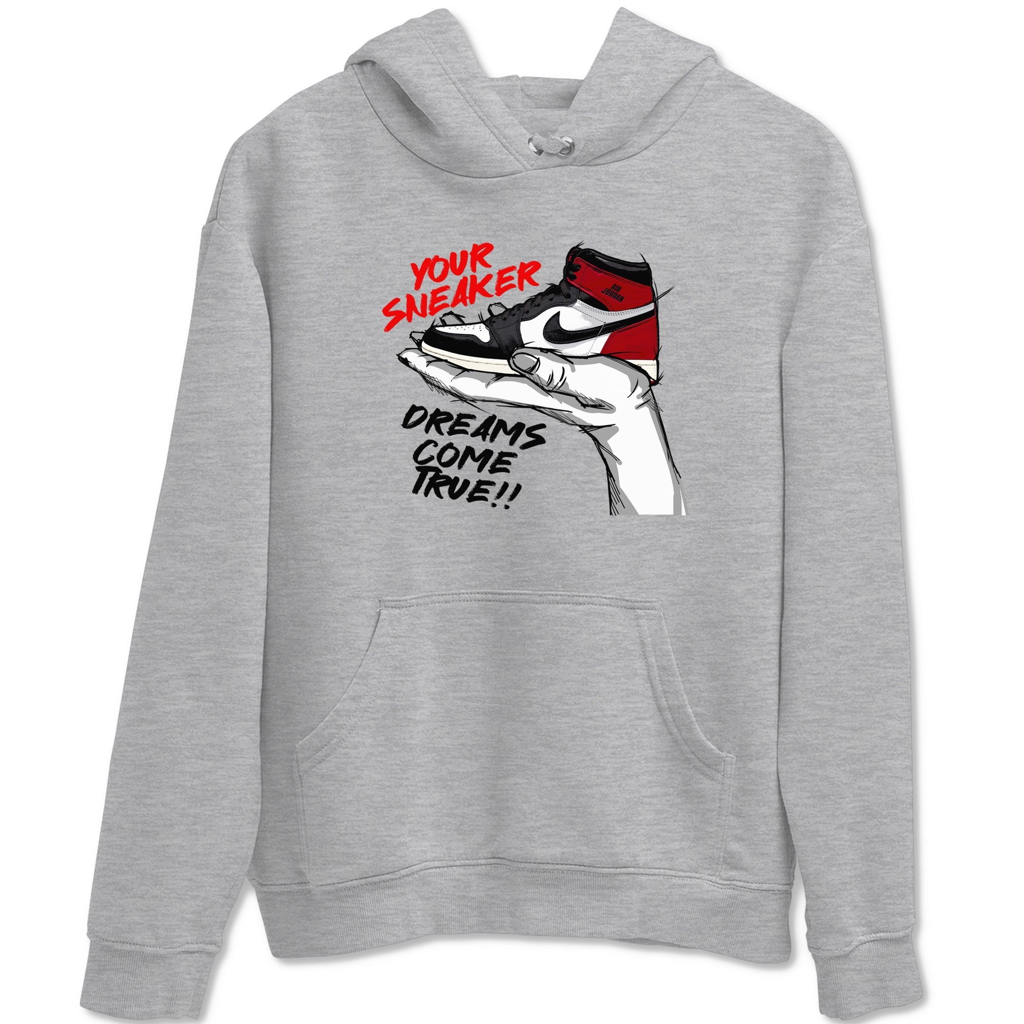 snkmatch Dreams snkmatch Tees - Air Jordan 1 Black Toe Reimagined
