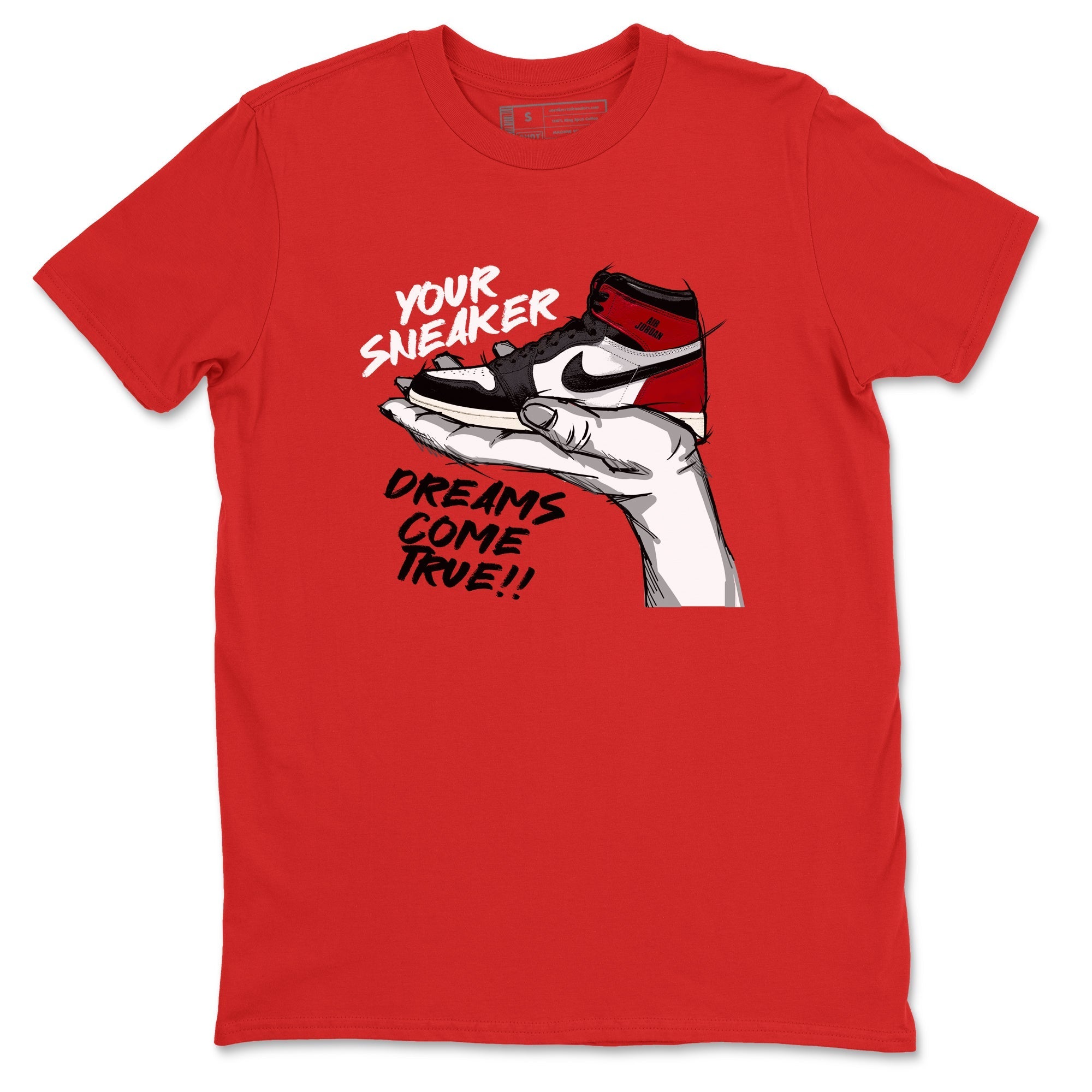 snkmatch Dreams snkmatch Tees - Air Jordan 1 Black Toe Reimagined