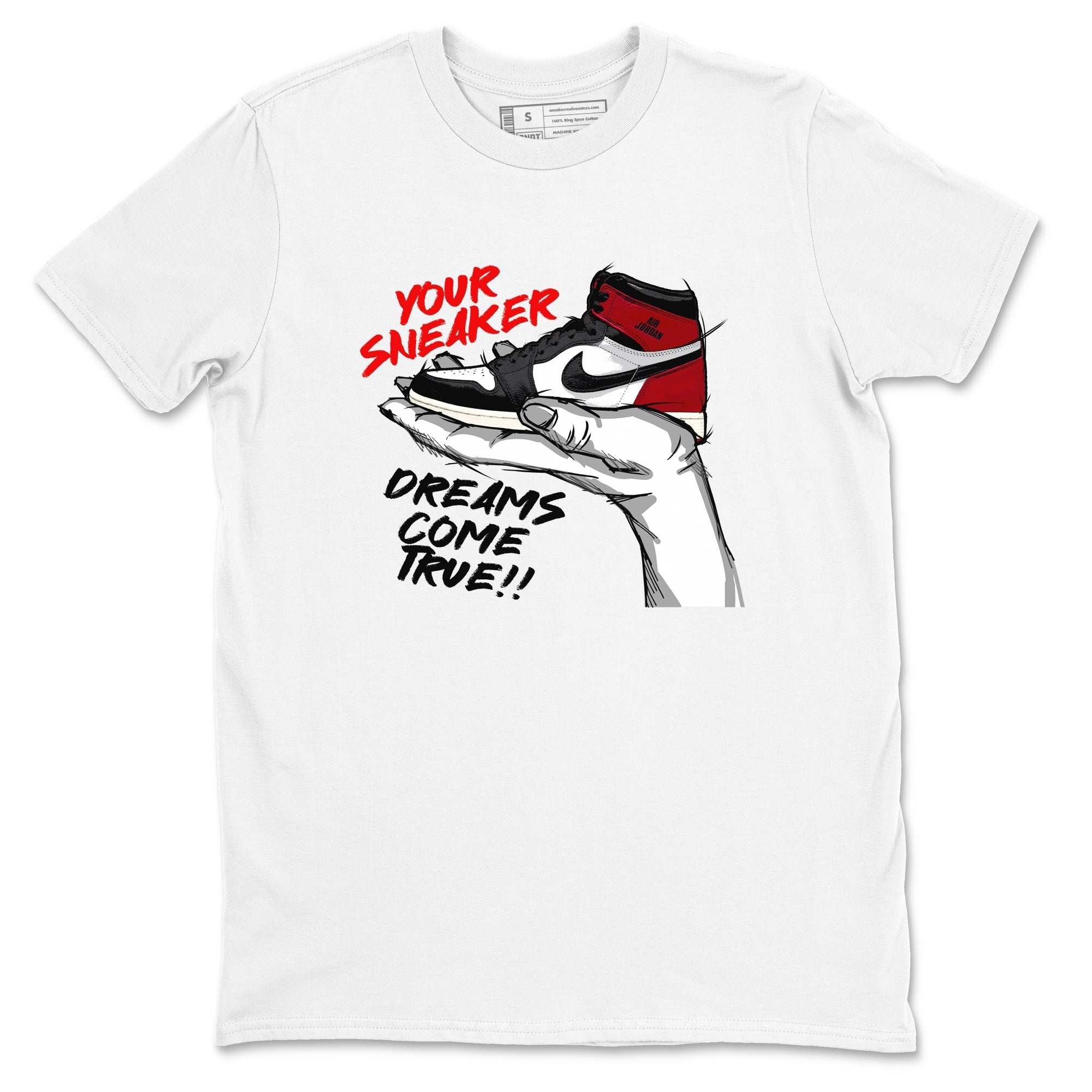 snkmatch Dreams snkmatch Tees - Air Jordan 1 Black Toe Reimagined