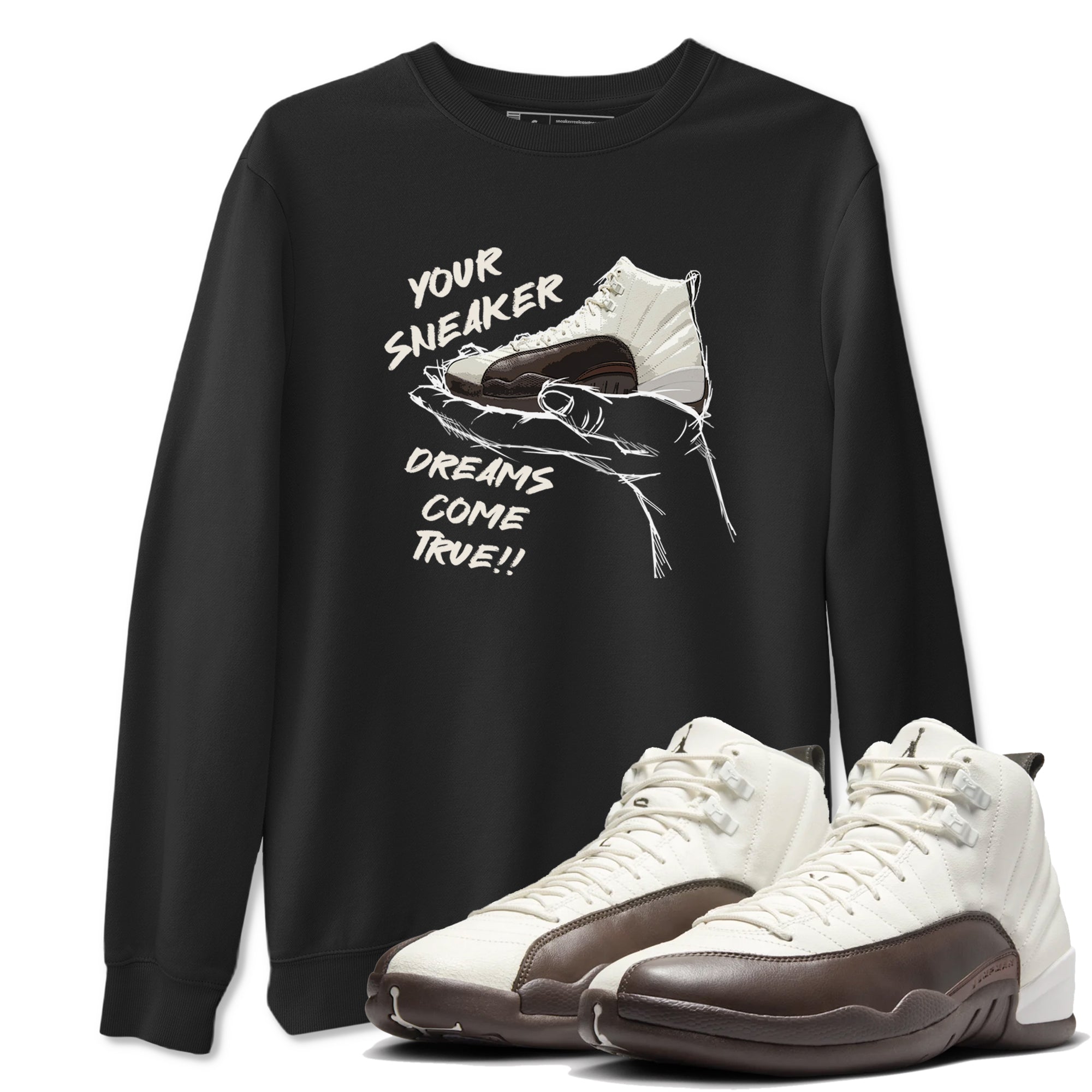 snkmatch Dreams snkmatch Tees - Air Jordan 12 Baroque Brown