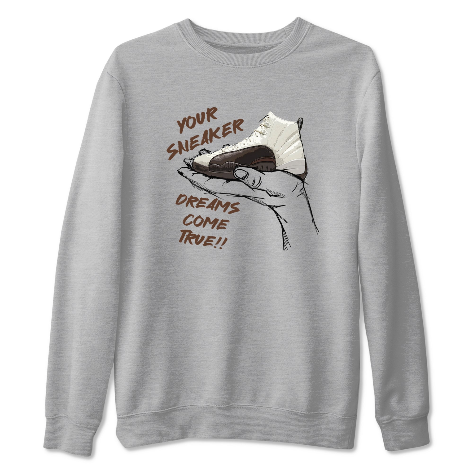 snkmatch Dreams snkmatch Tees - Air Jordan 12 Baroque Brown