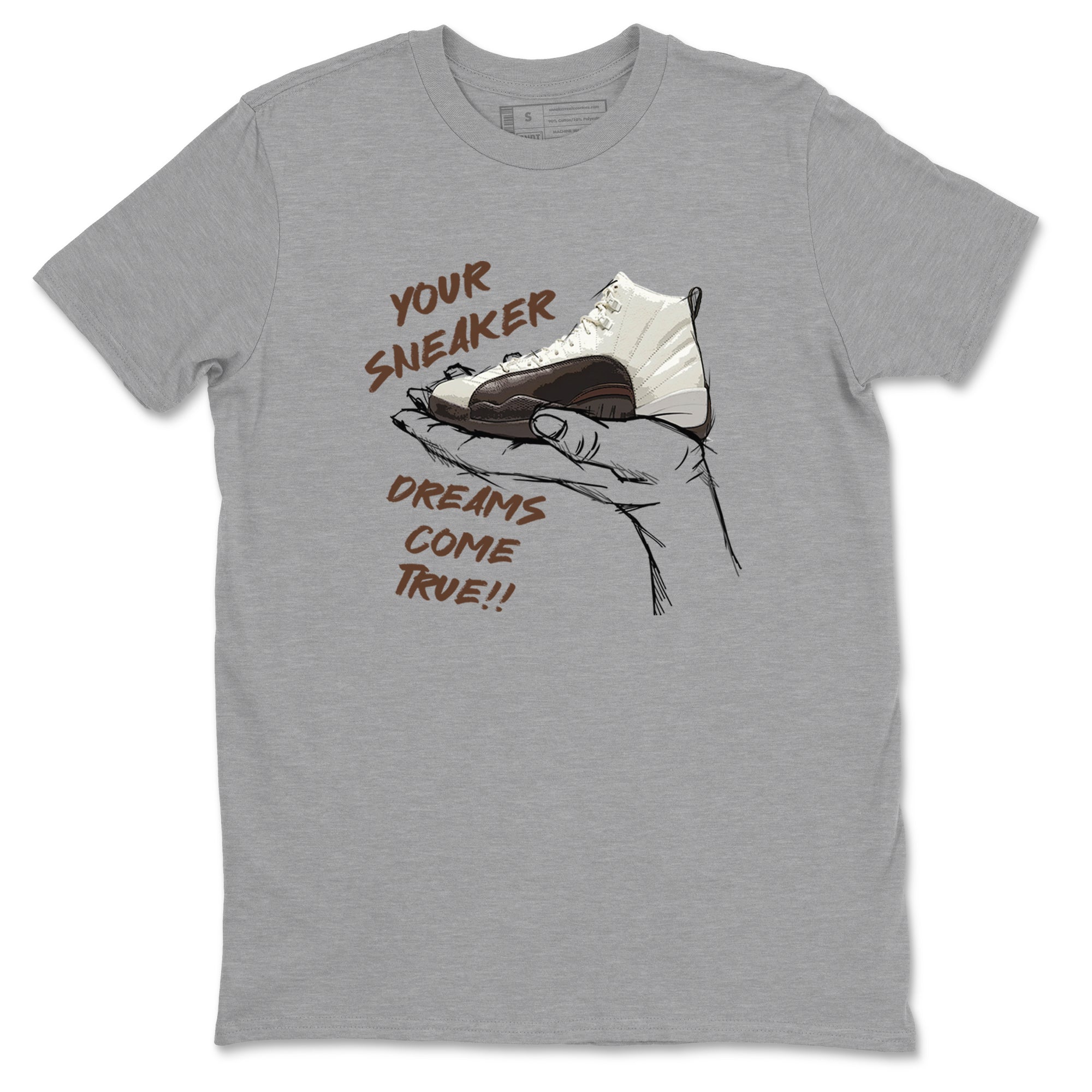 snkmatch Dreams snkmatch Tees - Air Jordan 12 Baroque Brown