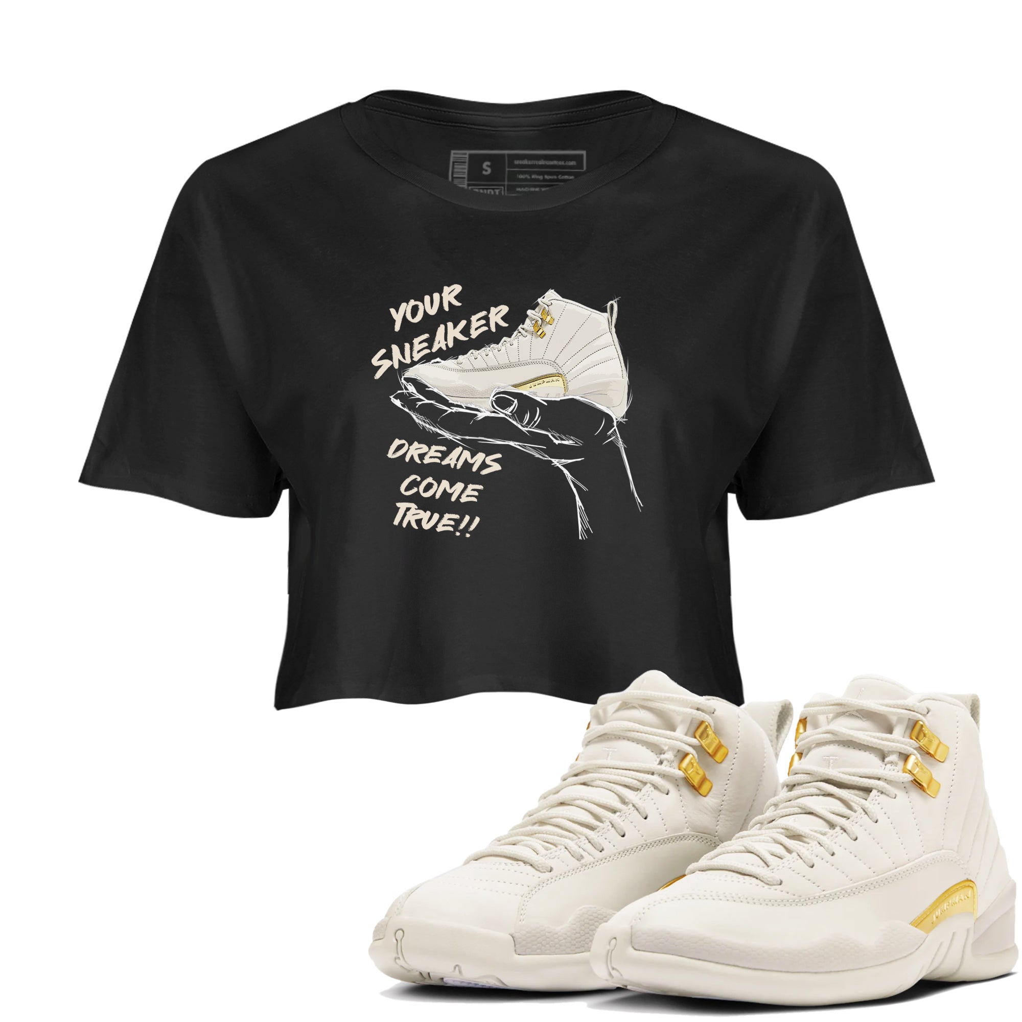snkmatch Dreams snkmatch Women's Top - Air Jordan 12 Phantom
