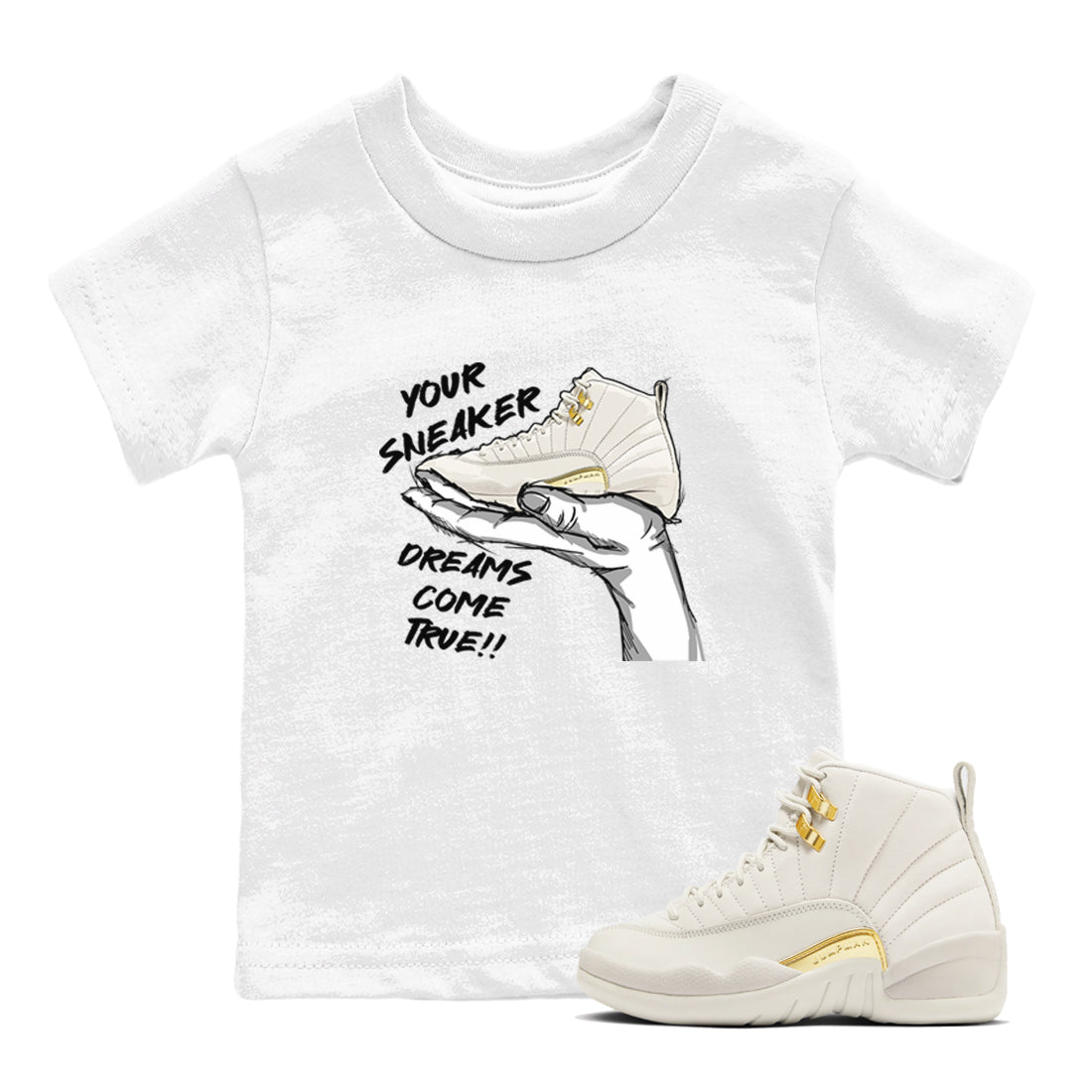snkmatch Dreams snkmatch Tees Kids - Air Jordan 12 Phantom