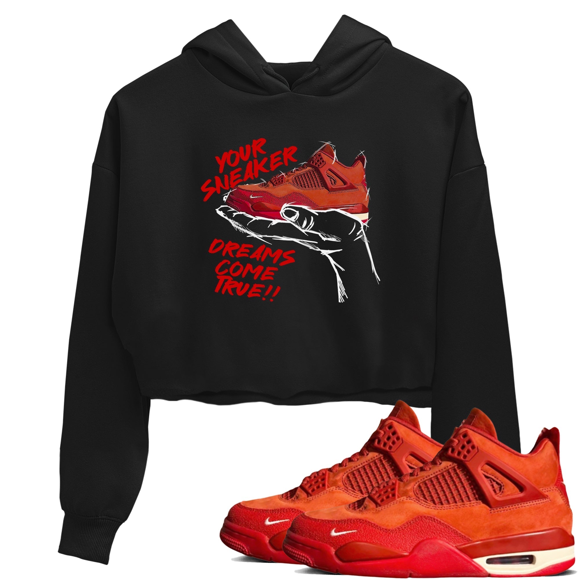 snkmatch Dreams snkmatch Women's Top - Air Jordan 4 Brick By Brick