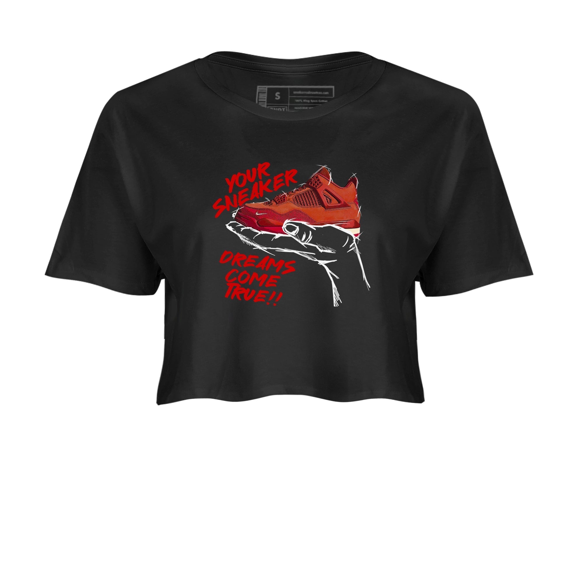 snkmatch Dreams snkmatch Women's Top - Air Jordan 4 Brick By Brick