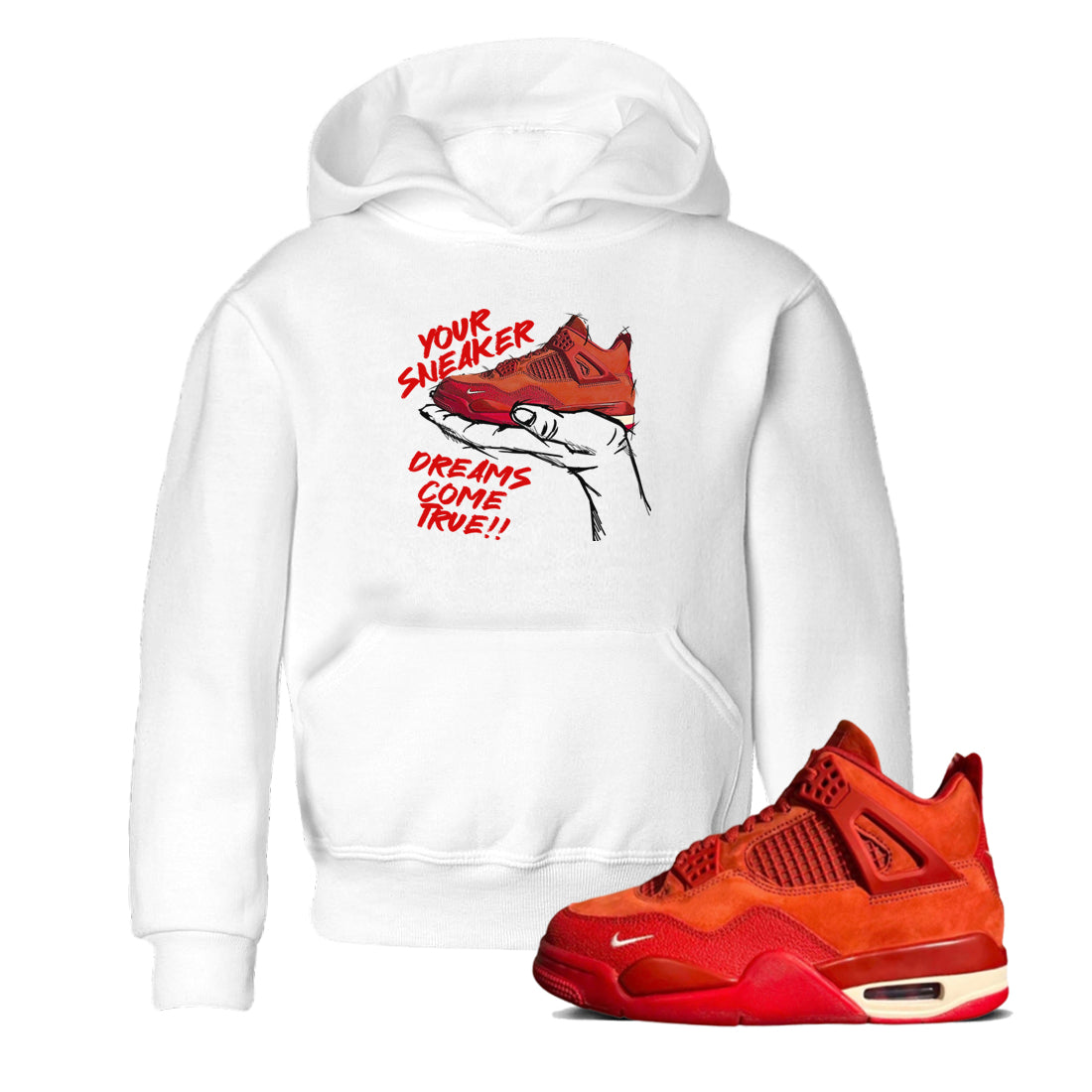 snkmatch Dreams snkmatch Tees Kids - Air Jordan 4 Brick By Brick