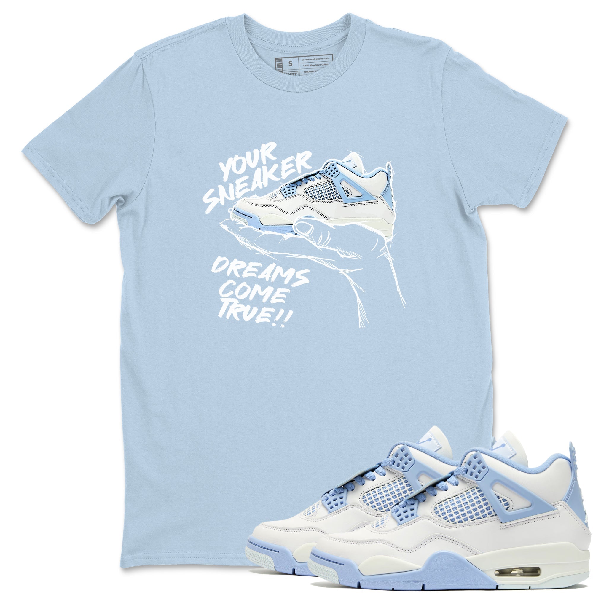 snkmatch Dreams snkmatch Tees - Air Jordan 4 Forget Me Not
