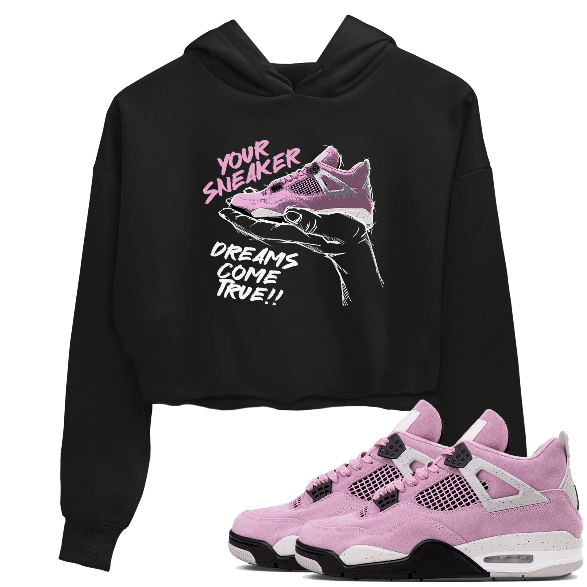 snkmatch Dreams snkmatch Women's Top - Air Jordan 4 Orchid