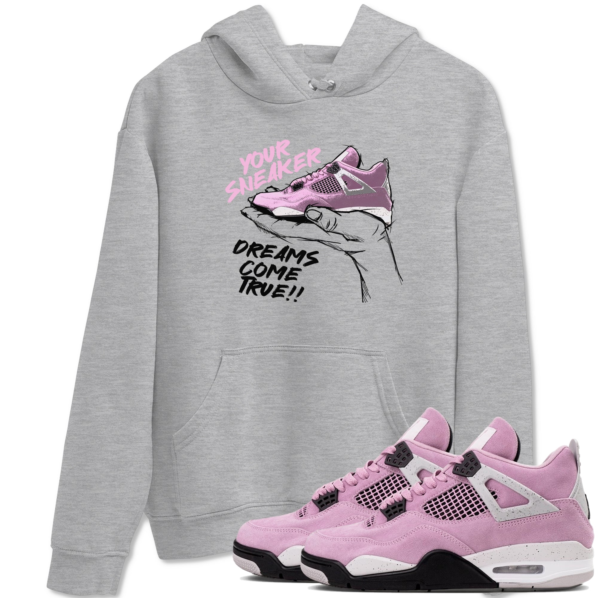 snkmatch Dreams snkmatch Tees - Air Jordan 4 Orchid