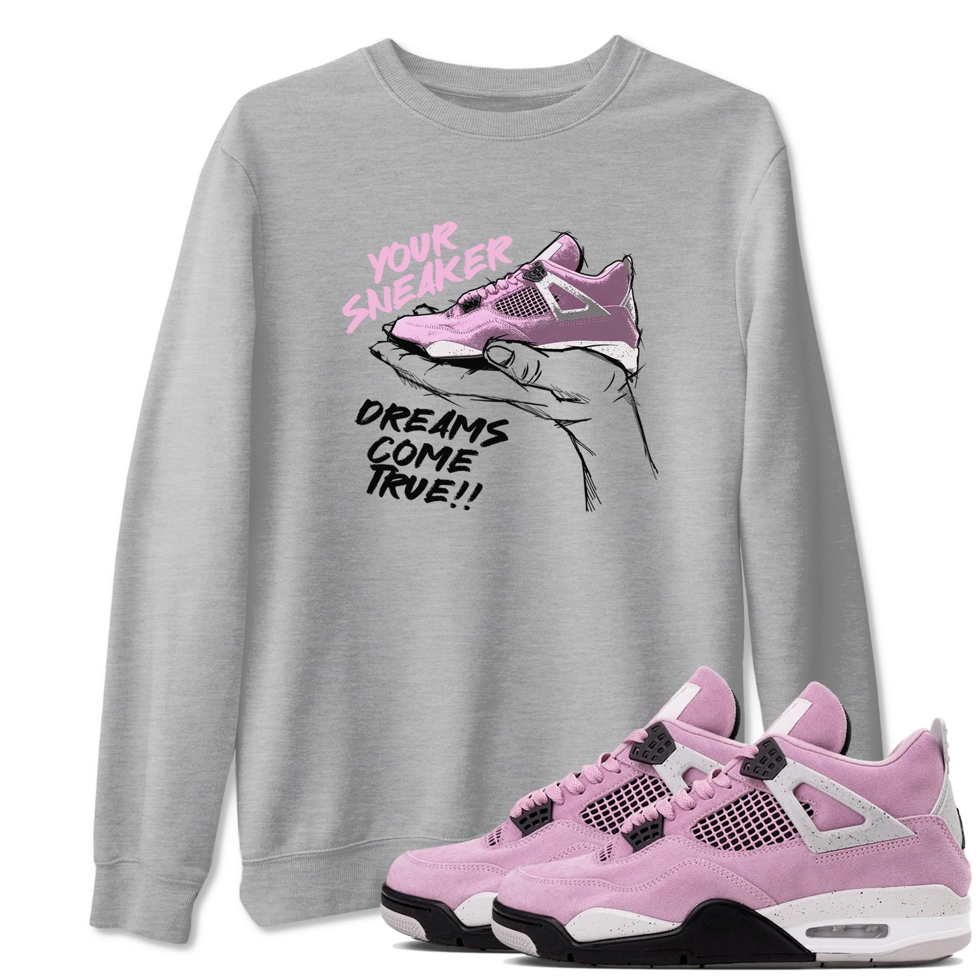 snkmatch Dreams snkmatch Tees - Air Jordan 4 Orchid