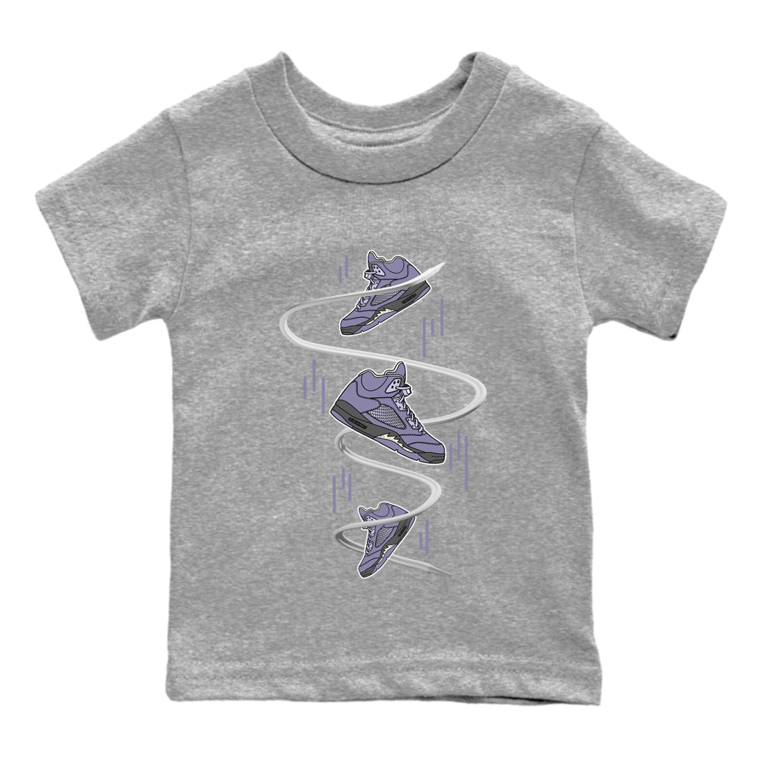 snkmatch Drop Kids Tops - Air Jordan 5 Indigo Haze