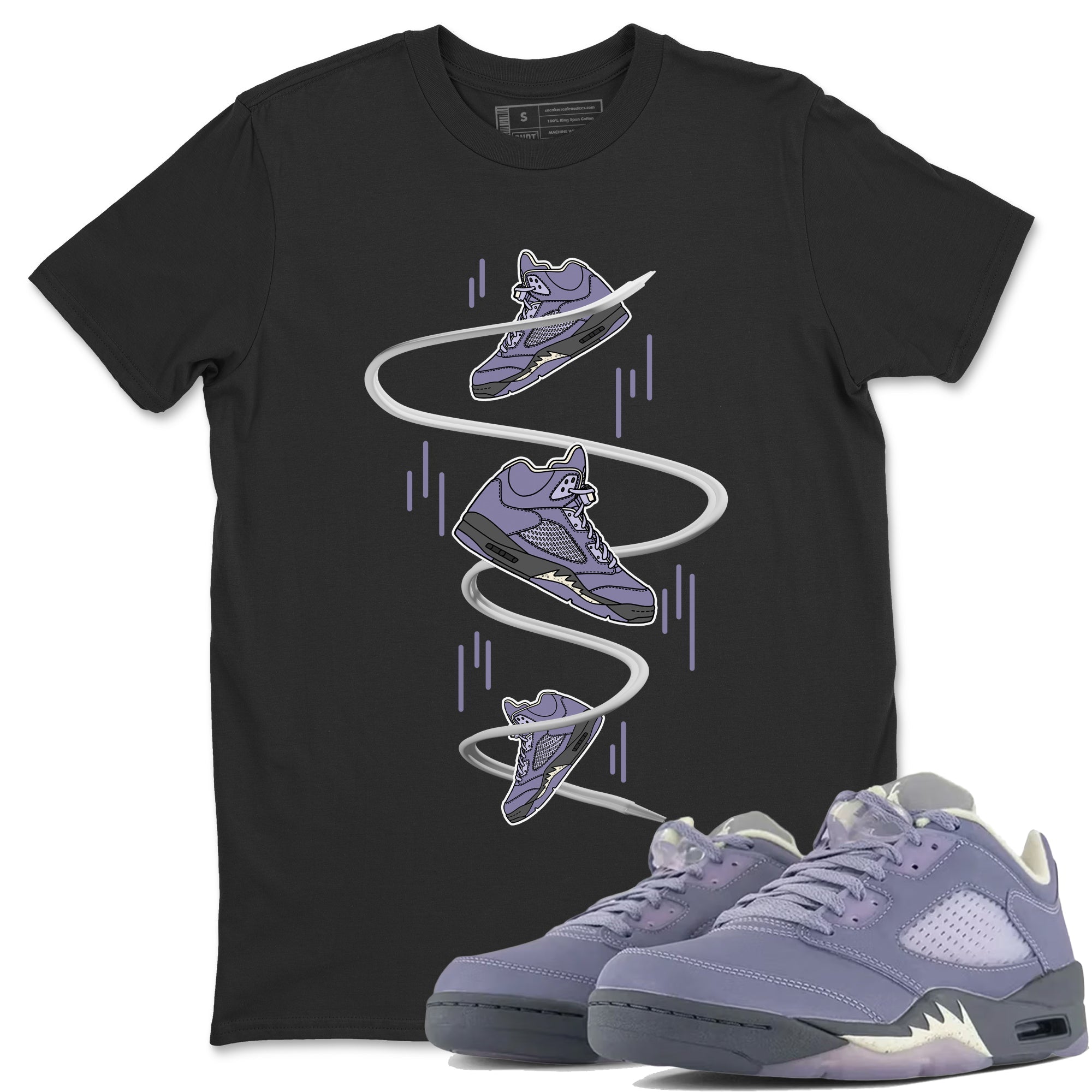 snkmatch Drop Unisex Tops - Air Jordan 5 Indigo Haze