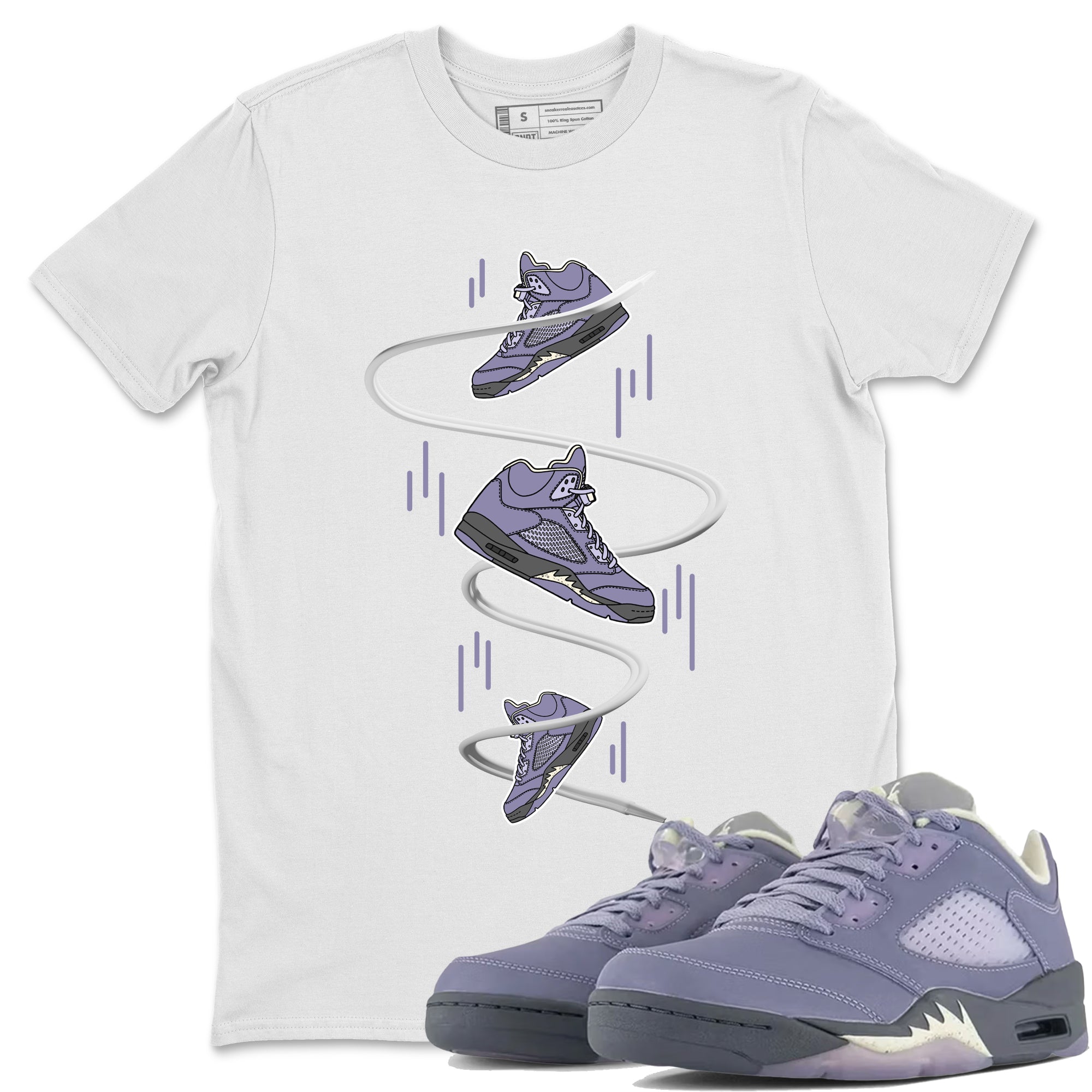 snkmatch Drop Unisex Tops - Air Jordan 5 Indigo Haze